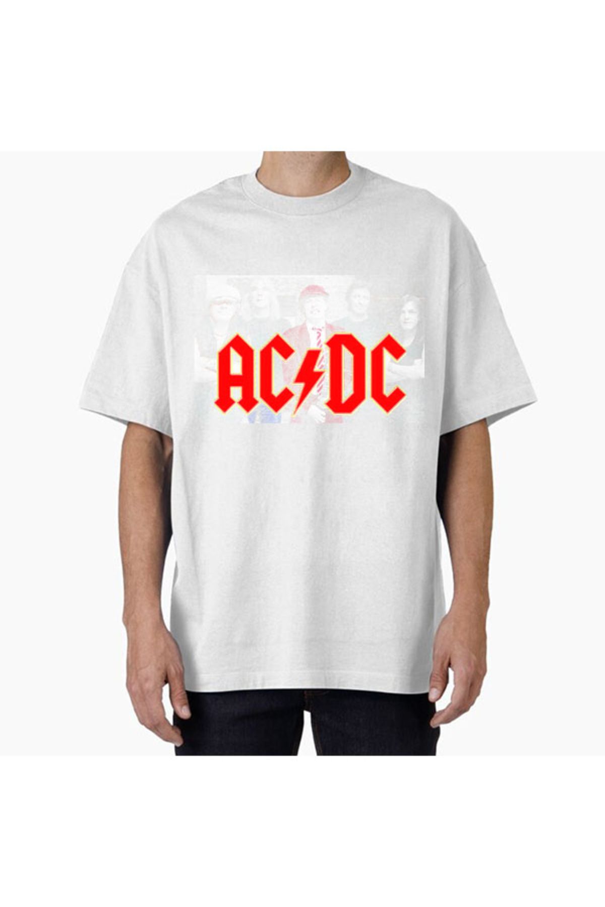 COMVİCHO Unisex acda Tasarım Baskılı Oversize T-Shirt