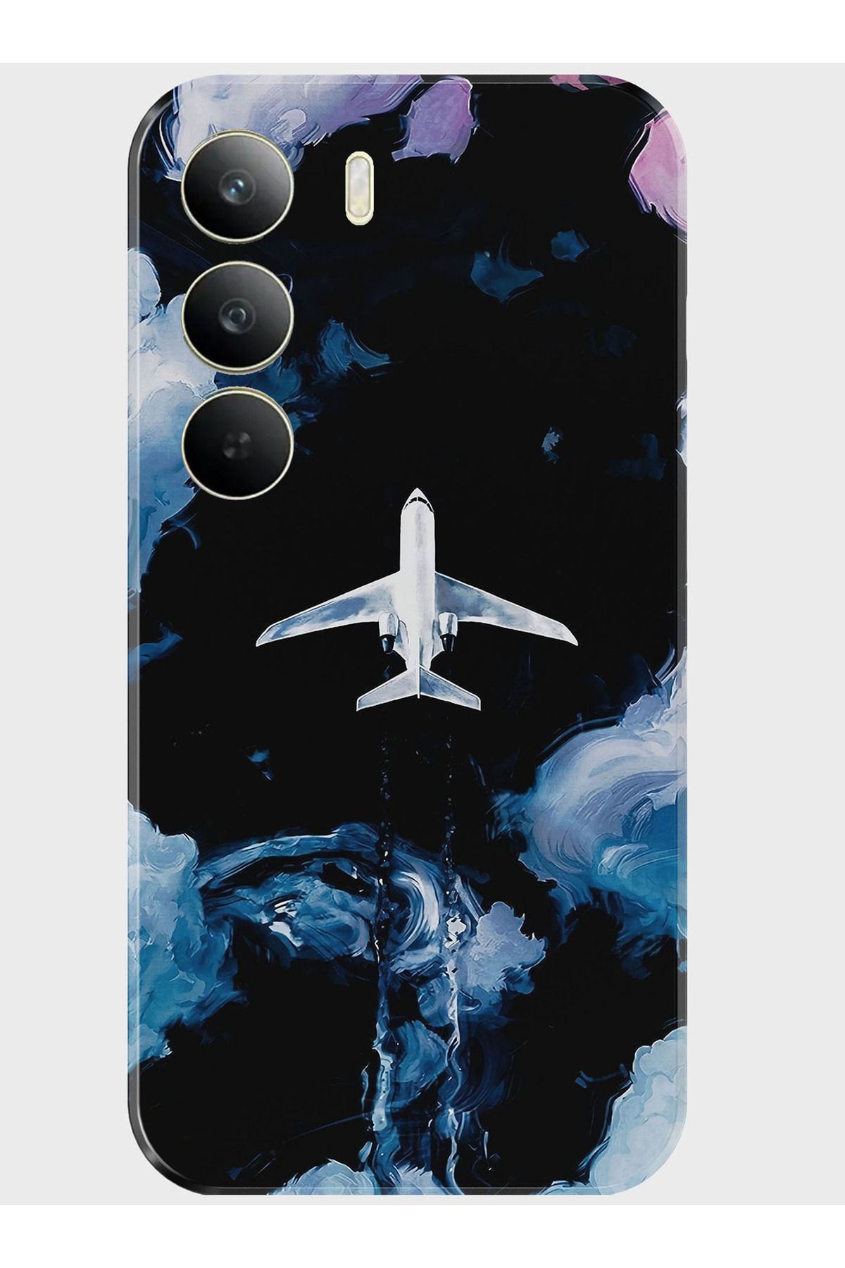 Activist Tecno Camon 40 4G Kılıf Kamera Korumalı Baskılı Silikon Kapak - plane2