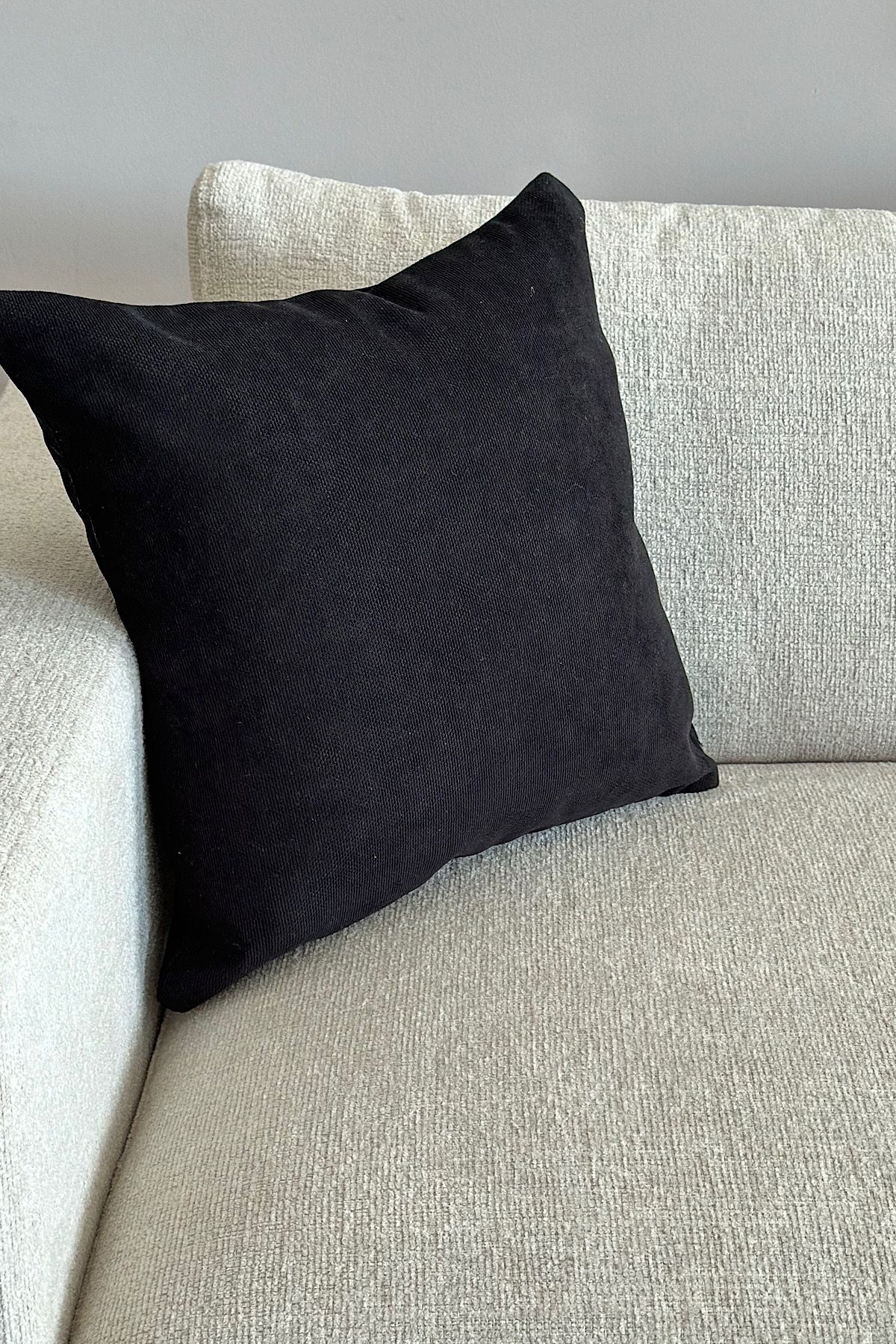 yucelique Novon Home Minimalist Tasarım Cool Touch Keten Doku Premium Kırlent Kılıfı 45*45 cm