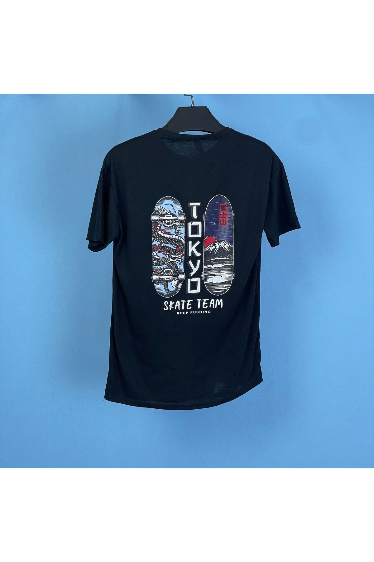 eg38 Tmb Tokyo Oversize Tşört Siyah