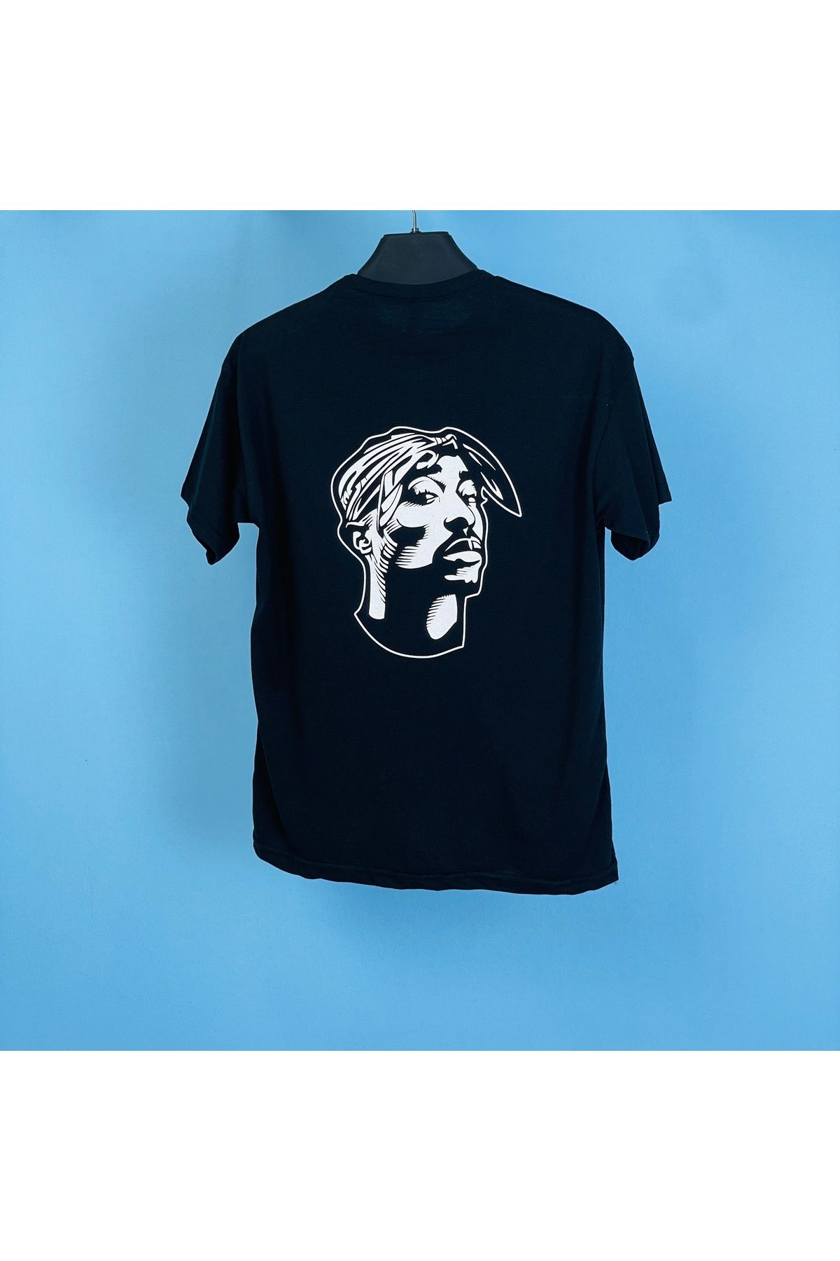 eg38 Tmb Tupac Oversize Tişört Siyah