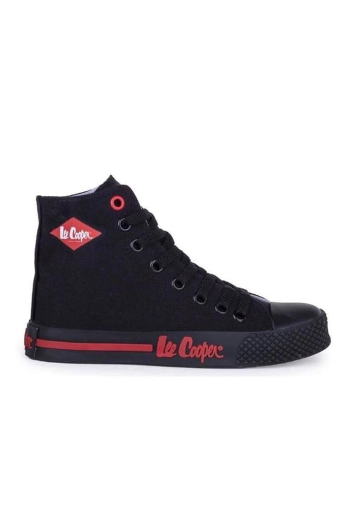 Lee Cooper Orthopedix 30002 Unisex Bilek Boy Keten Sneaker Spor Ayakkabı Siyah