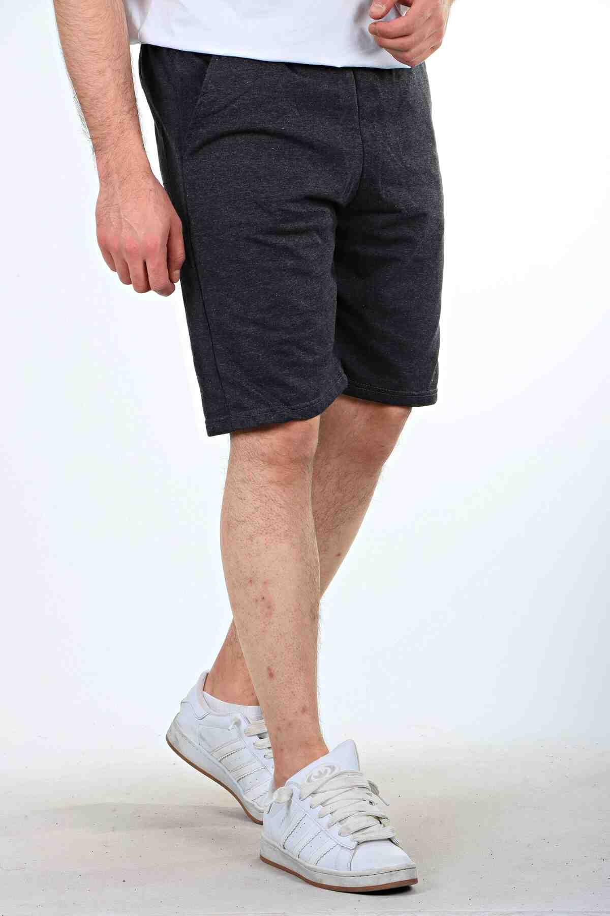 eg38 Tmb Düz Şort Füme