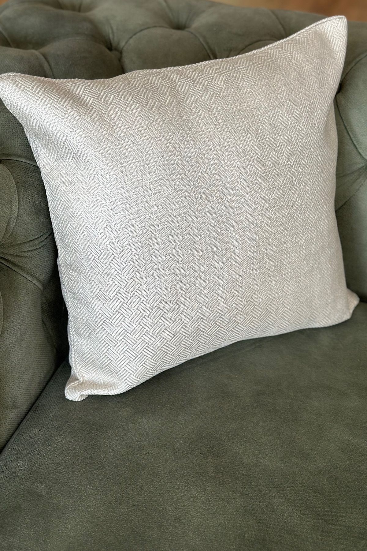 yucelique Novon Home Minimalist Tasarım Cool Touch Keten Doku Premium Kırlent Kılıfı 45*45 cm