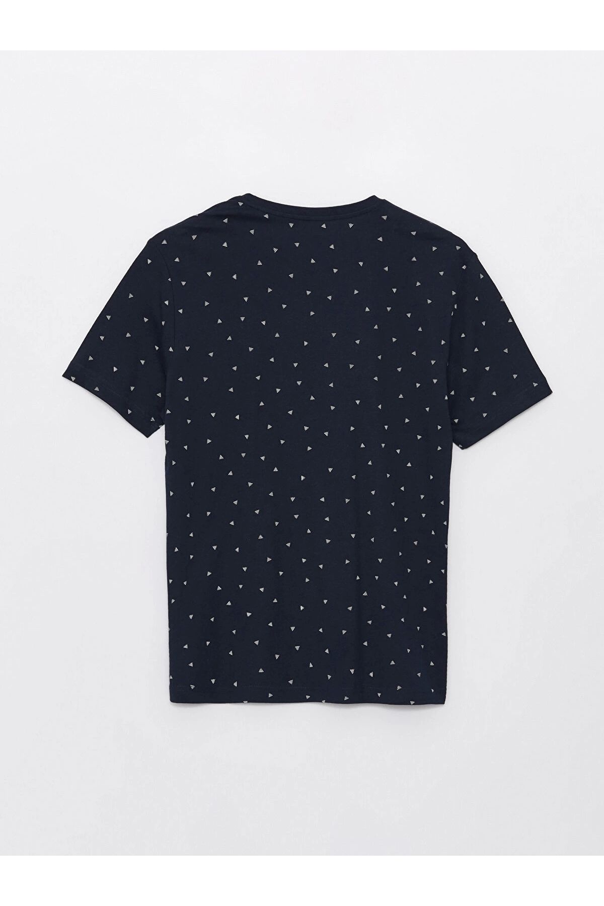 LC Waikiki-Set de pijamale standard pentru bărbați, albastru bleumarin 7
