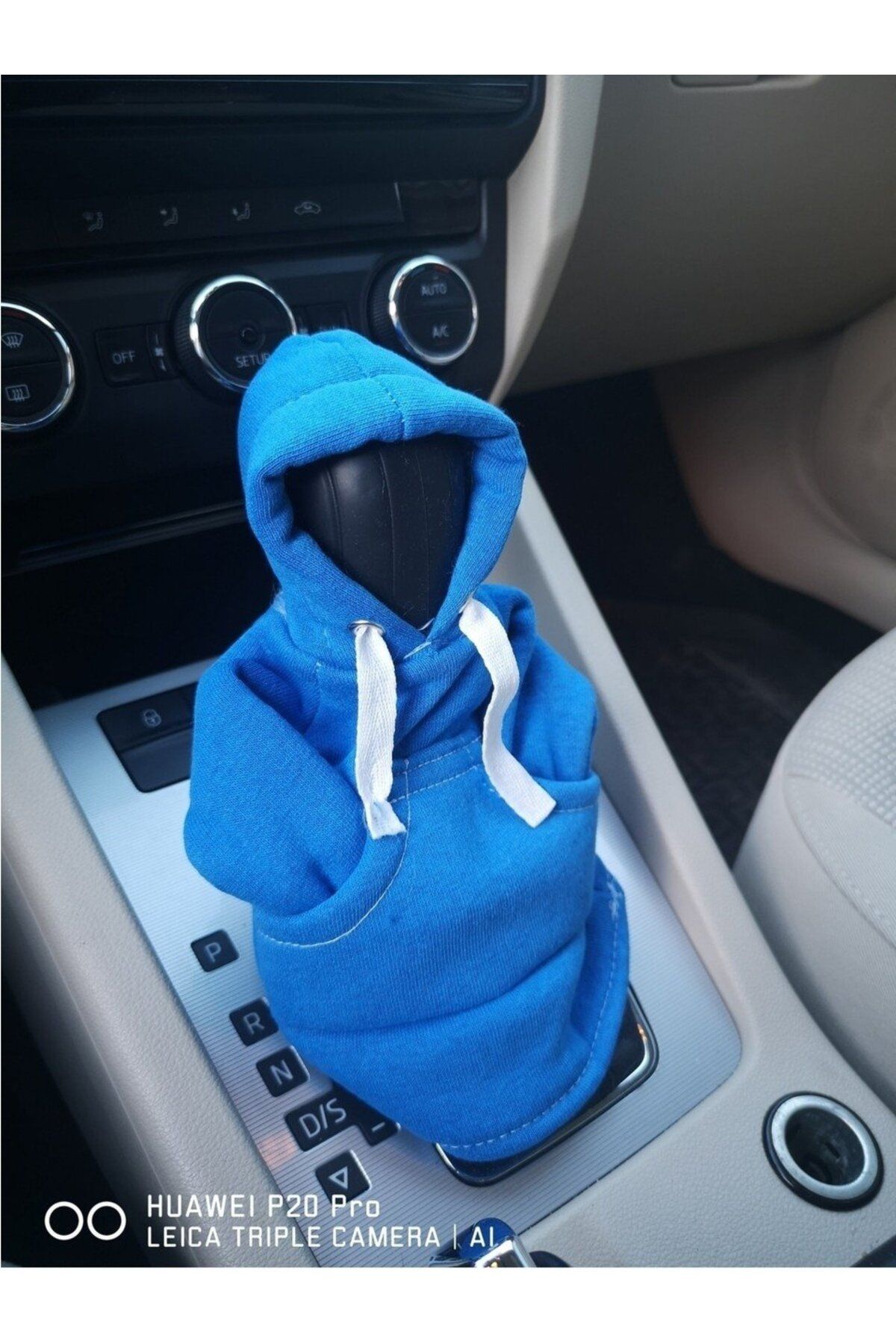 YAVAS OTO Vites Kapşonu Sweatshirt Vites Süsü Vites Koruyucu Mavi