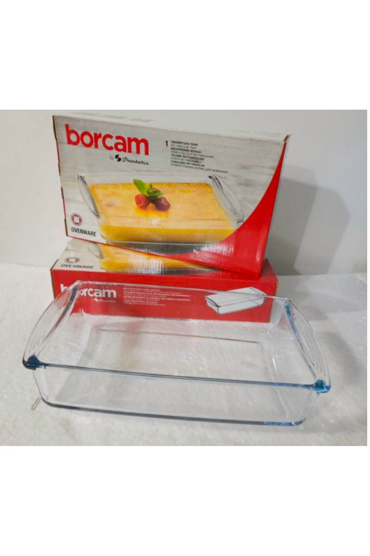 Home Dikdörtgen Mini Borcam Tepsi - 1300 cc