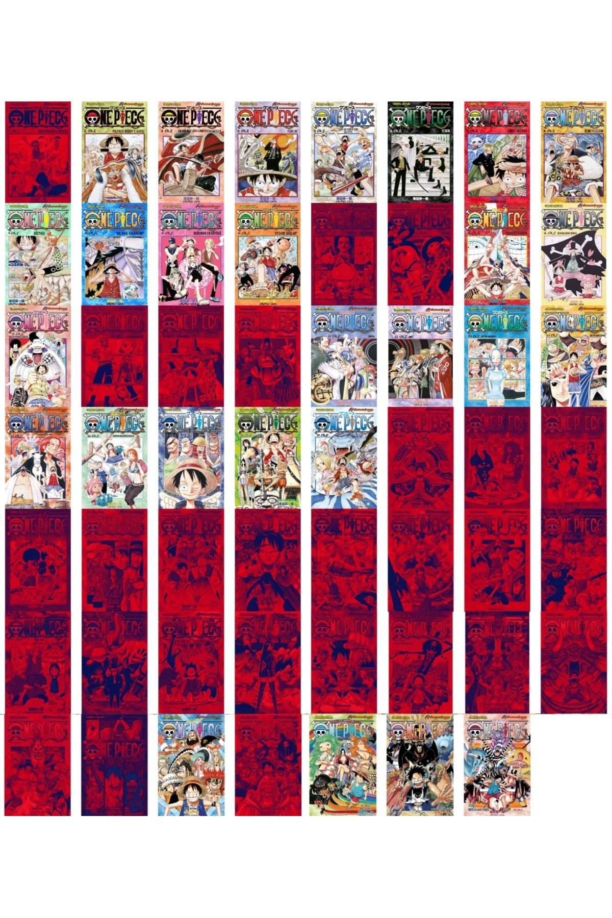 Gerekli Şeyler Yayıncılık One Piece (2-12, 15-17, 21-29, 51, 53-55. Ciltler) 27 Ciltlik Manga Seti