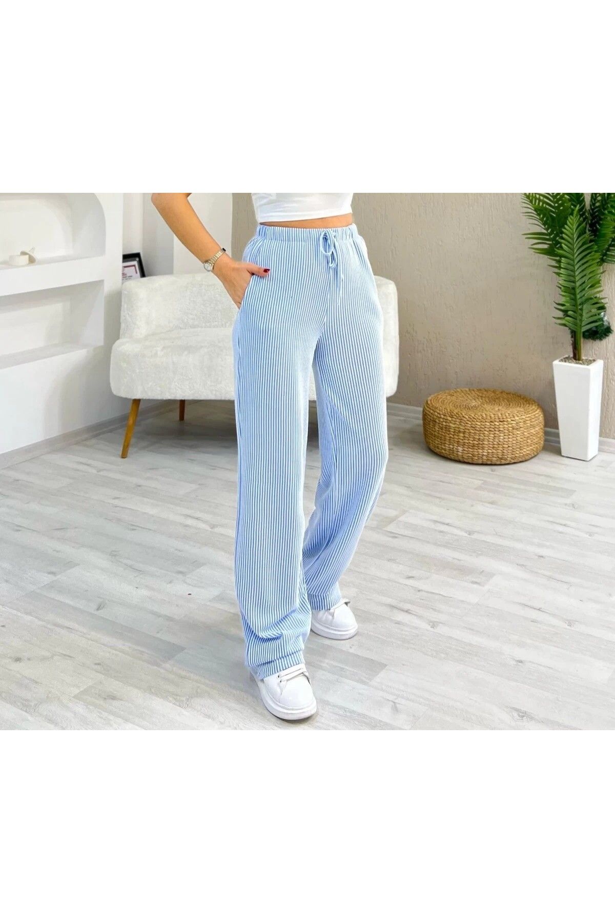 Çınar boutique Çizgili Pantolon