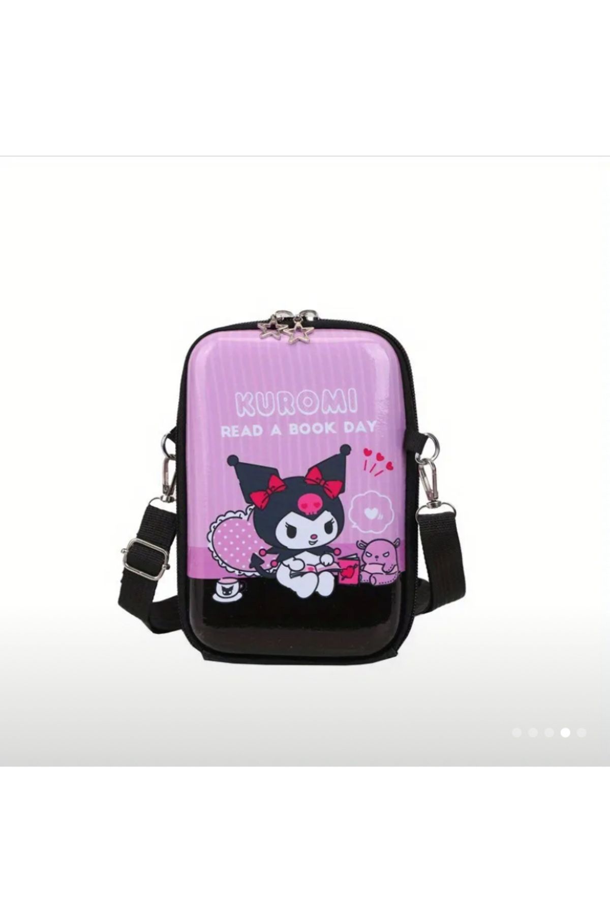 SANRIO Kuromi çanta omuz çantası çapraz çanta