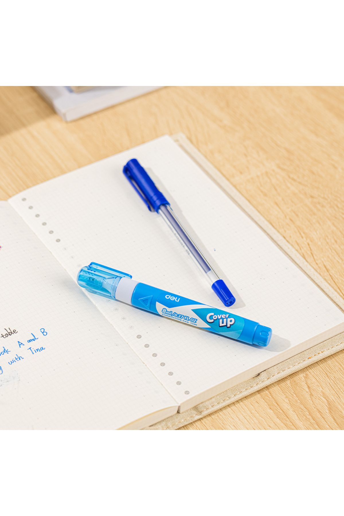 Deli-EH402-MT 8 mL Precision Correction Pen – ideal for flawless edits & clean paperwork 5