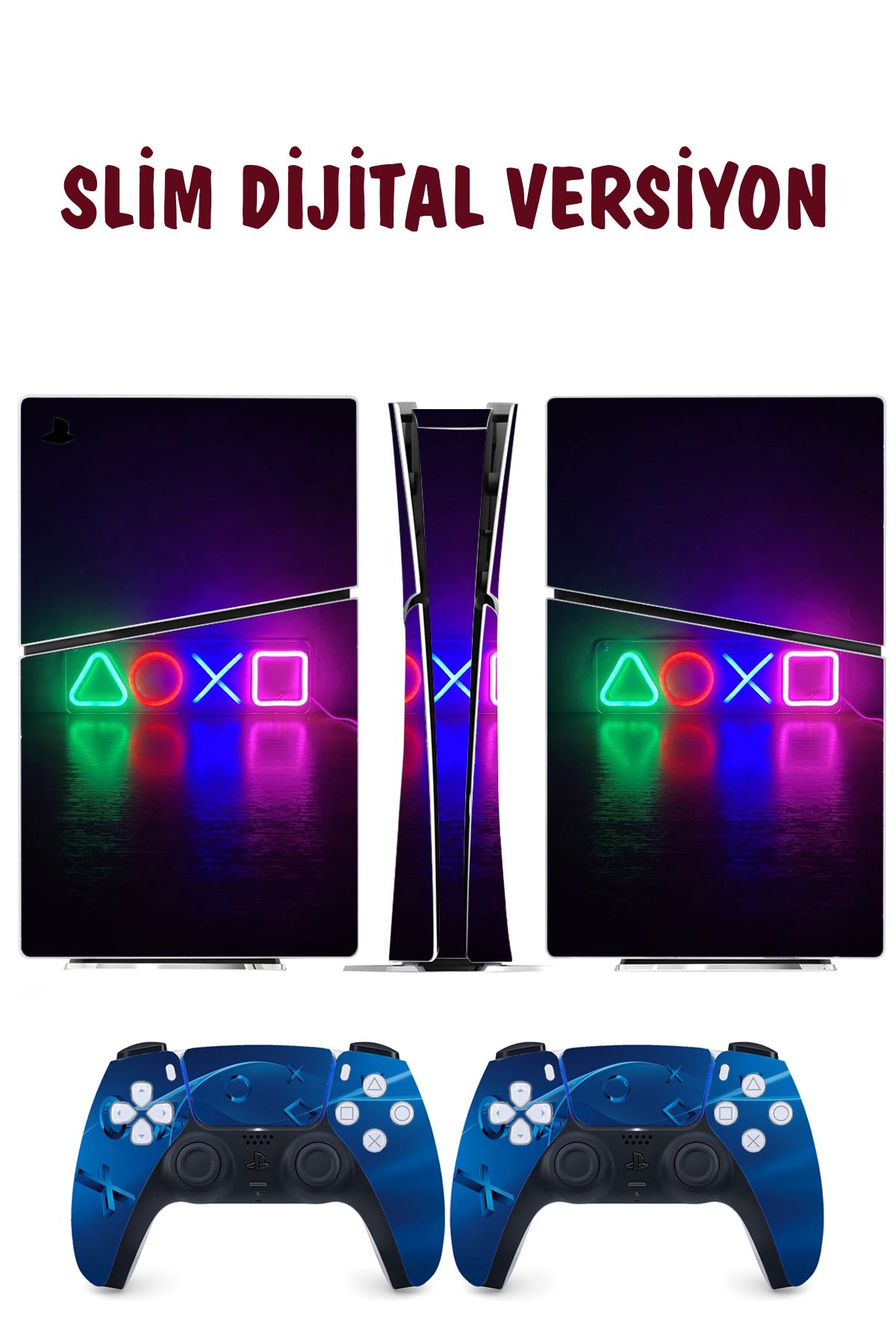 KT Decor Sanatsal Kontroller Playstation 5 Full Sticker Kaplama Seti