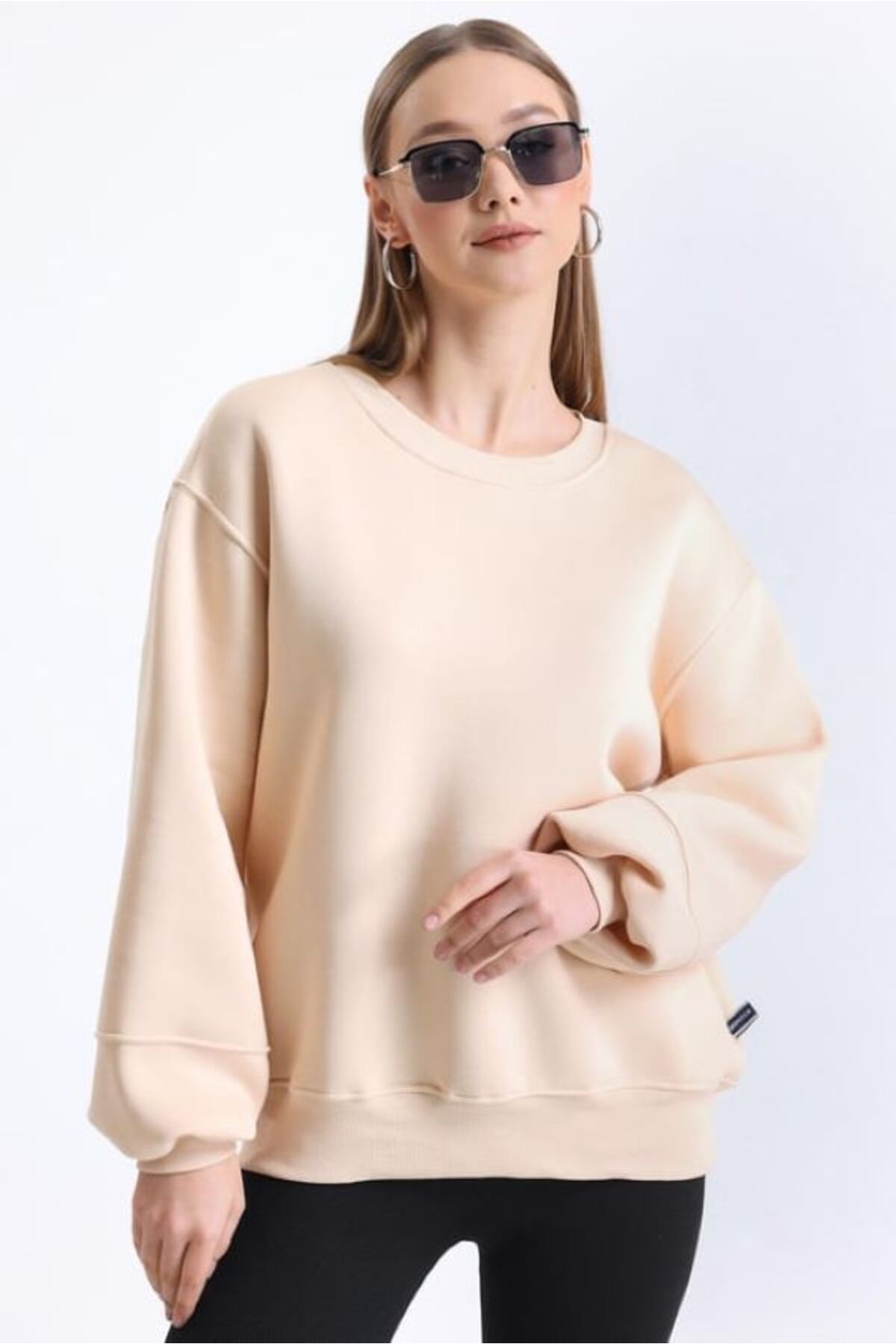 boutich KADIN OVERSİZE BASİC SWEATSHİRT