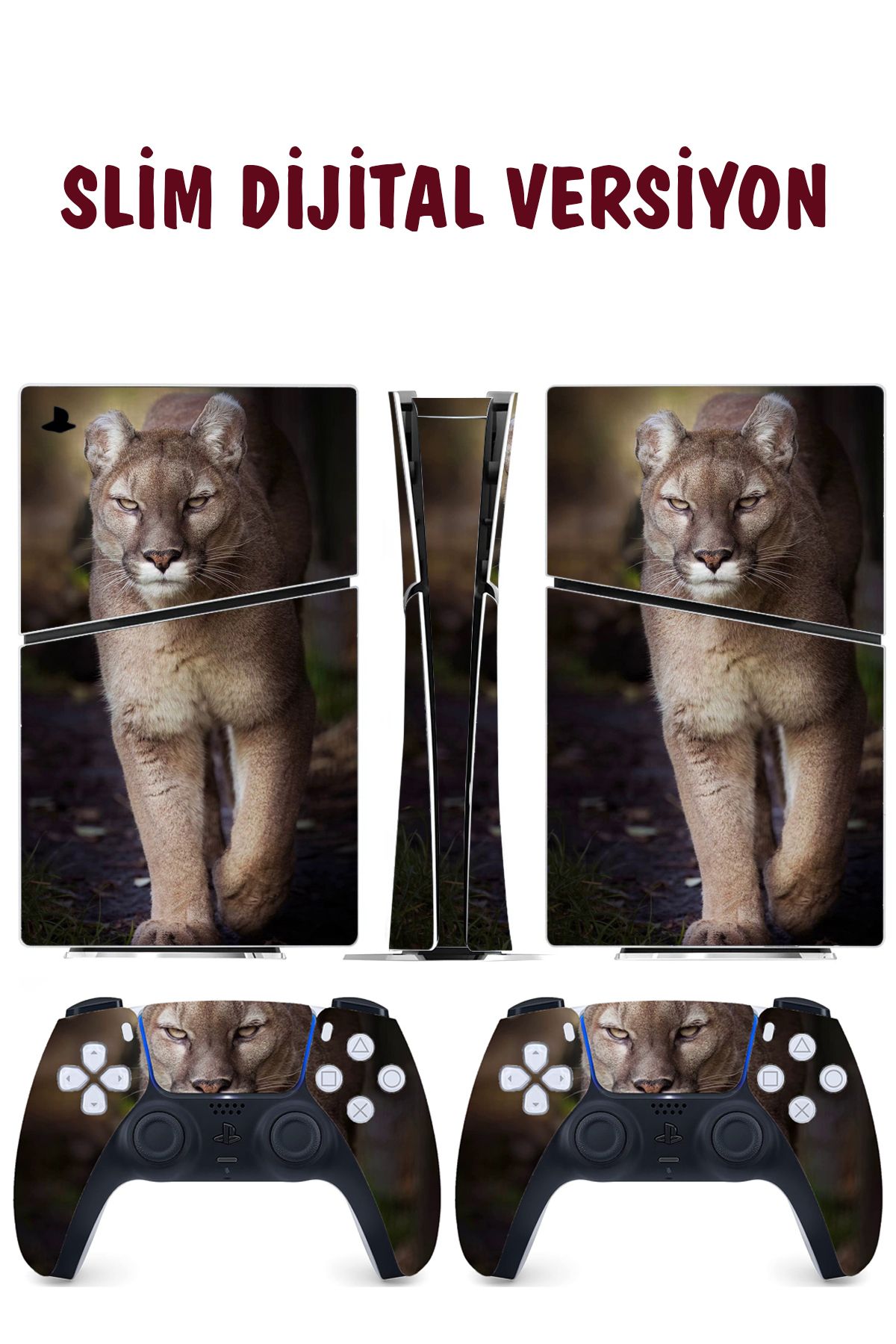 KT Decor Puma Playstation 5 Full Sticker Kaplama Seti