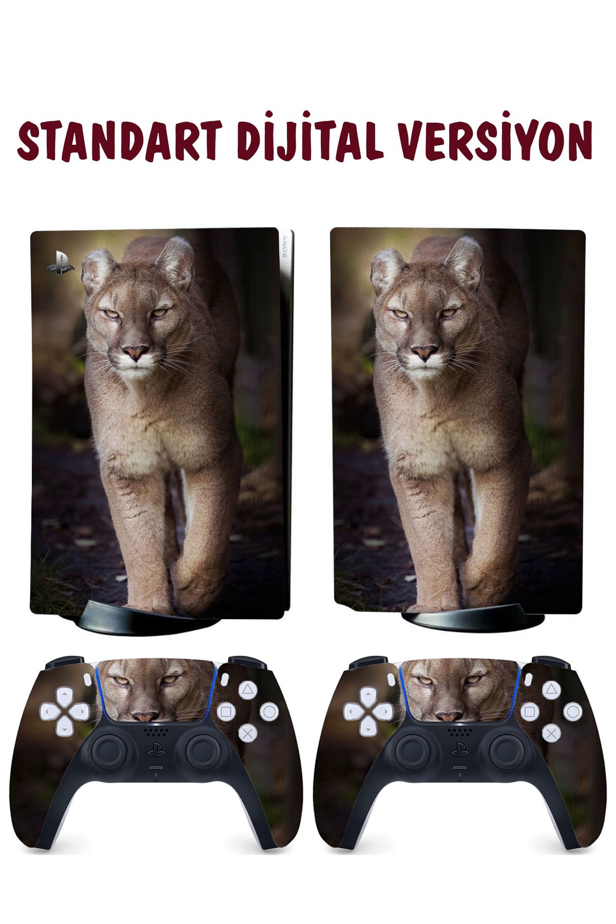KT Decor Puma Playstation 5 Full Sticker Kaplama Seti