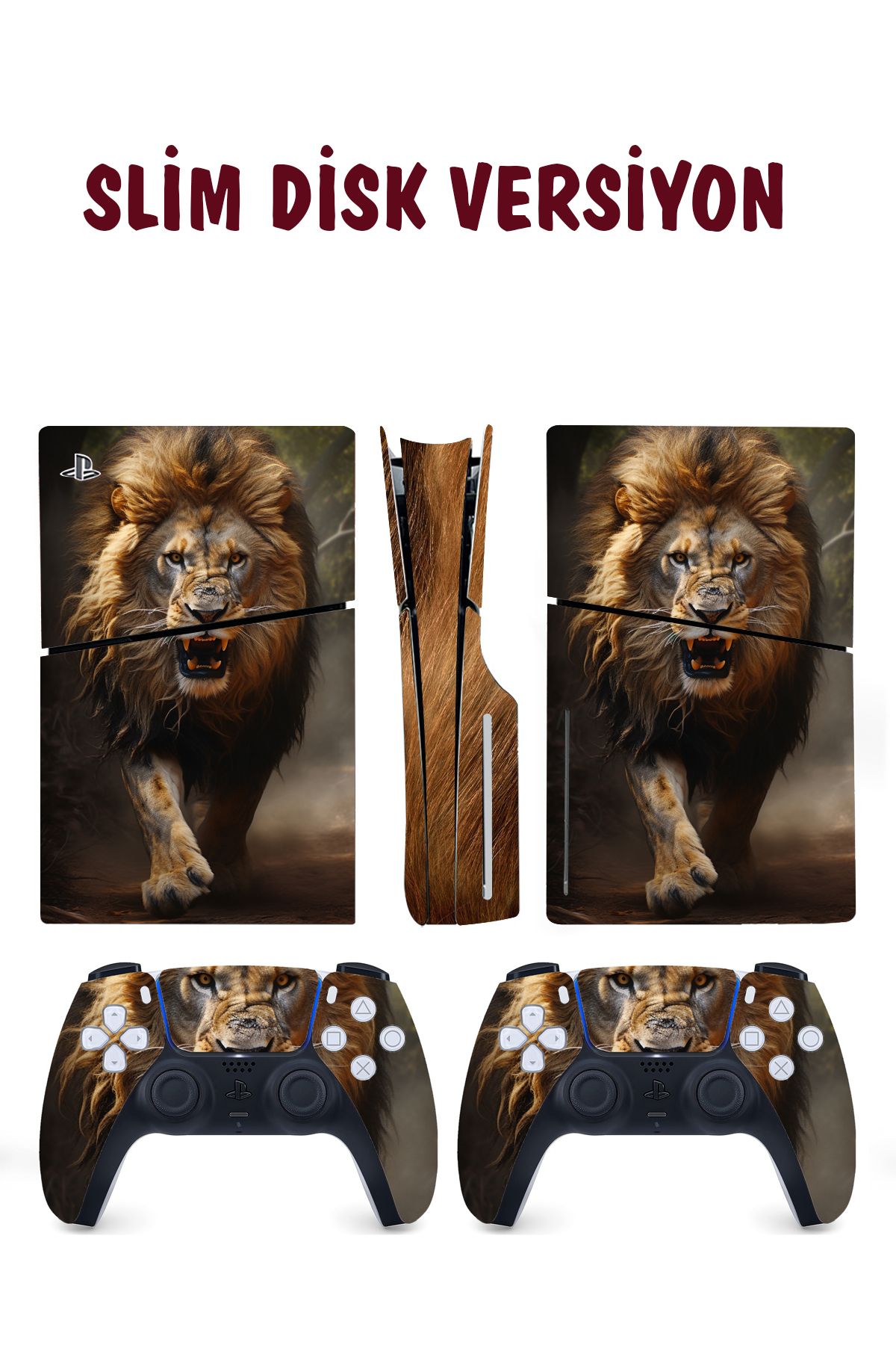 KT Decor Aslan Playstation 5 Full Sticker Kaplama Seti