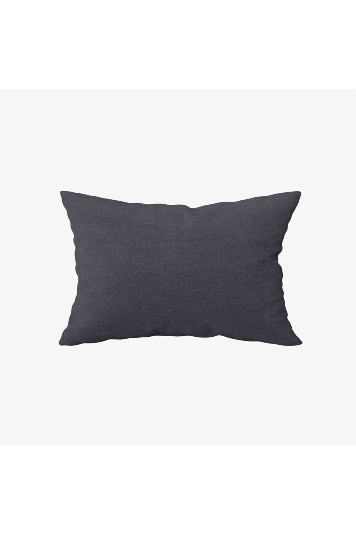 Tekstil Vagonu Antrasit Yastık Kılıfı 50 x 70 cm Kapaklı