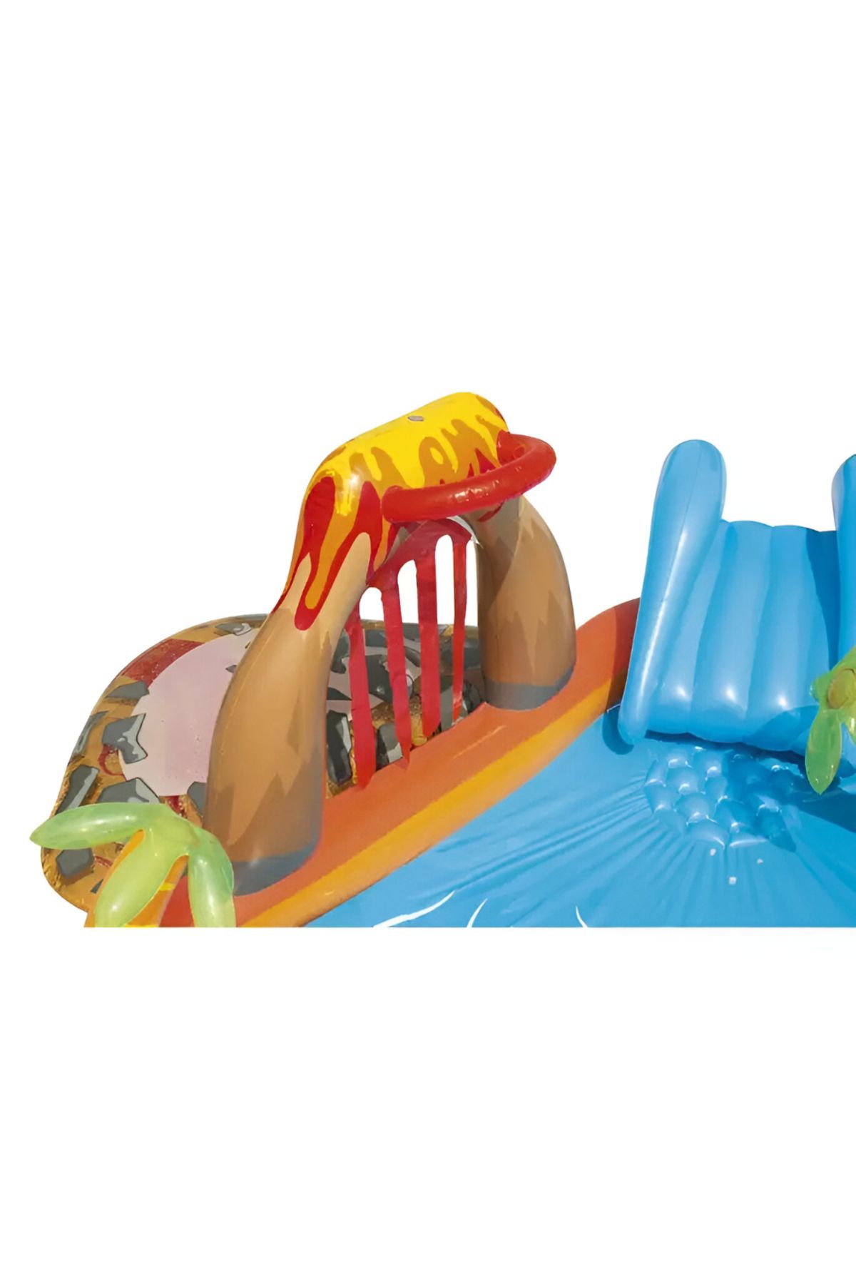 BESTWAY-Lava Lagoon Play Pool Center with Slide 2.65m x 2.65m x 1.04 m 3