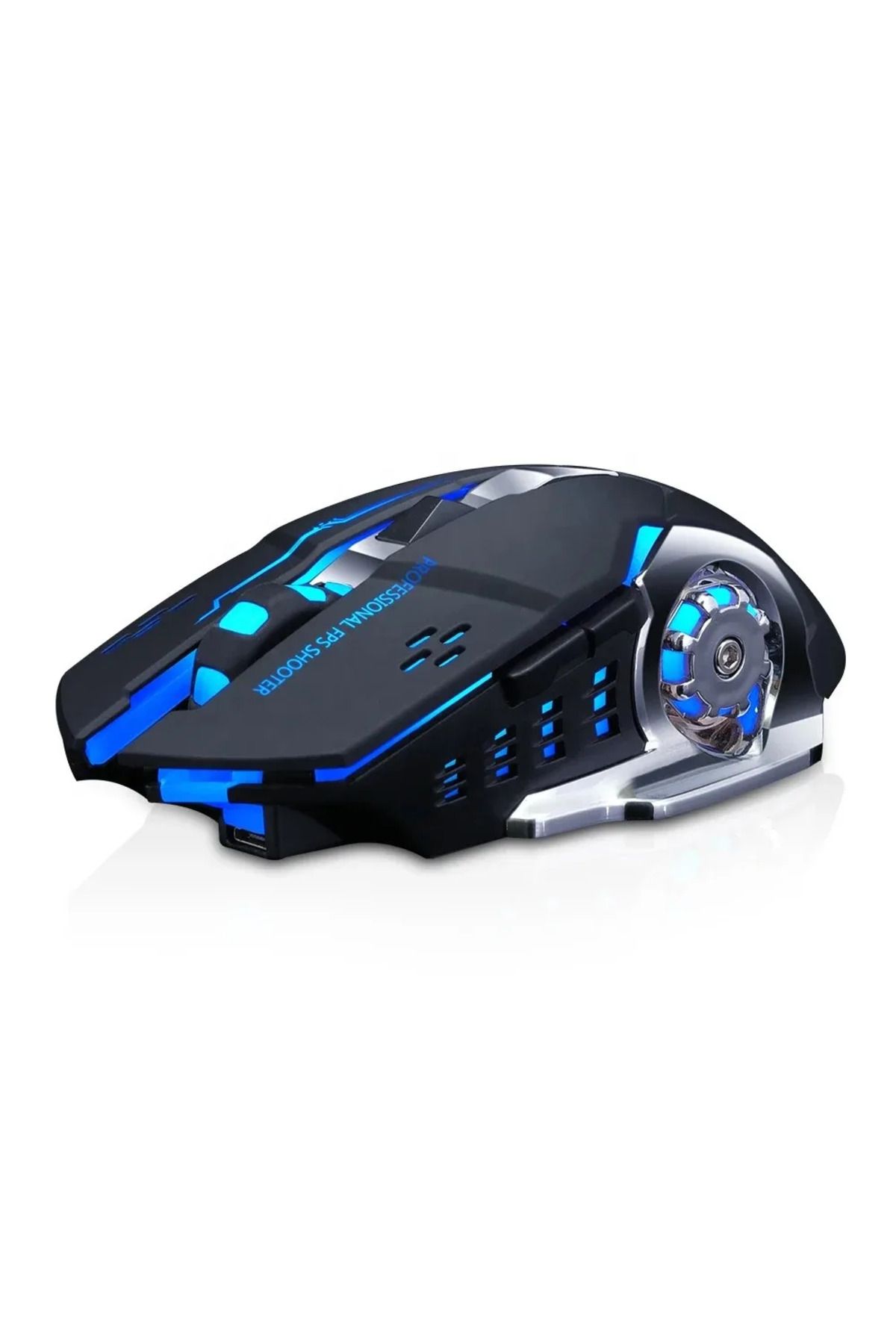 ABYZ-Q13 Wireless Mouse - Silent Multi-Device 6 Programmable Buttons RGB, 2.4GHz DPI 1600 Ergonomic Black 7