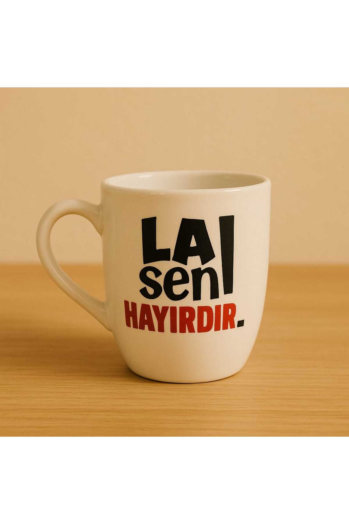 Tasarım LA sen HAYIRDIR.! - Bulut Kupa - Hediyelik Seramik Kupa