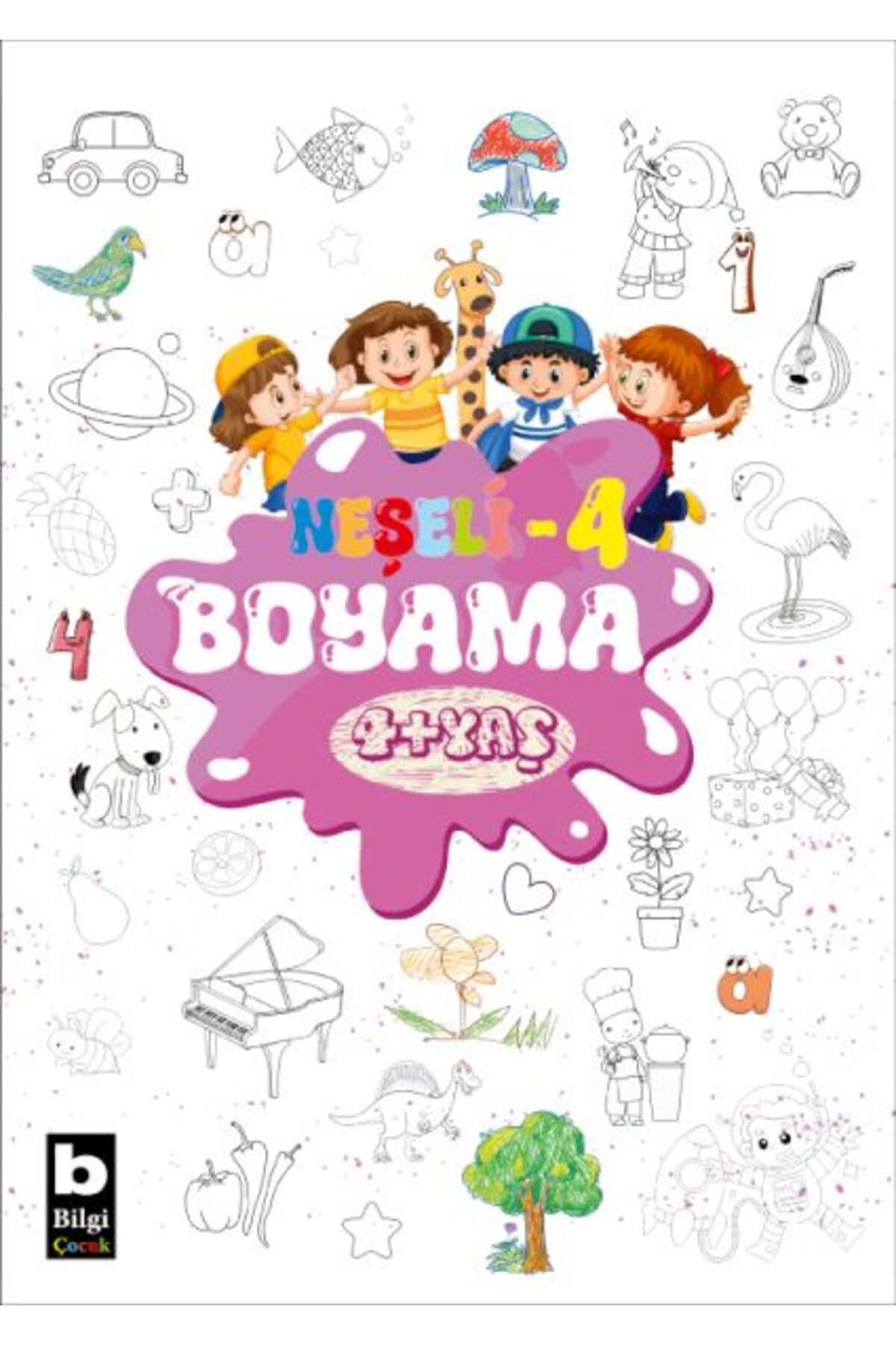 Hak Yayınları Neşeli Boyama 4