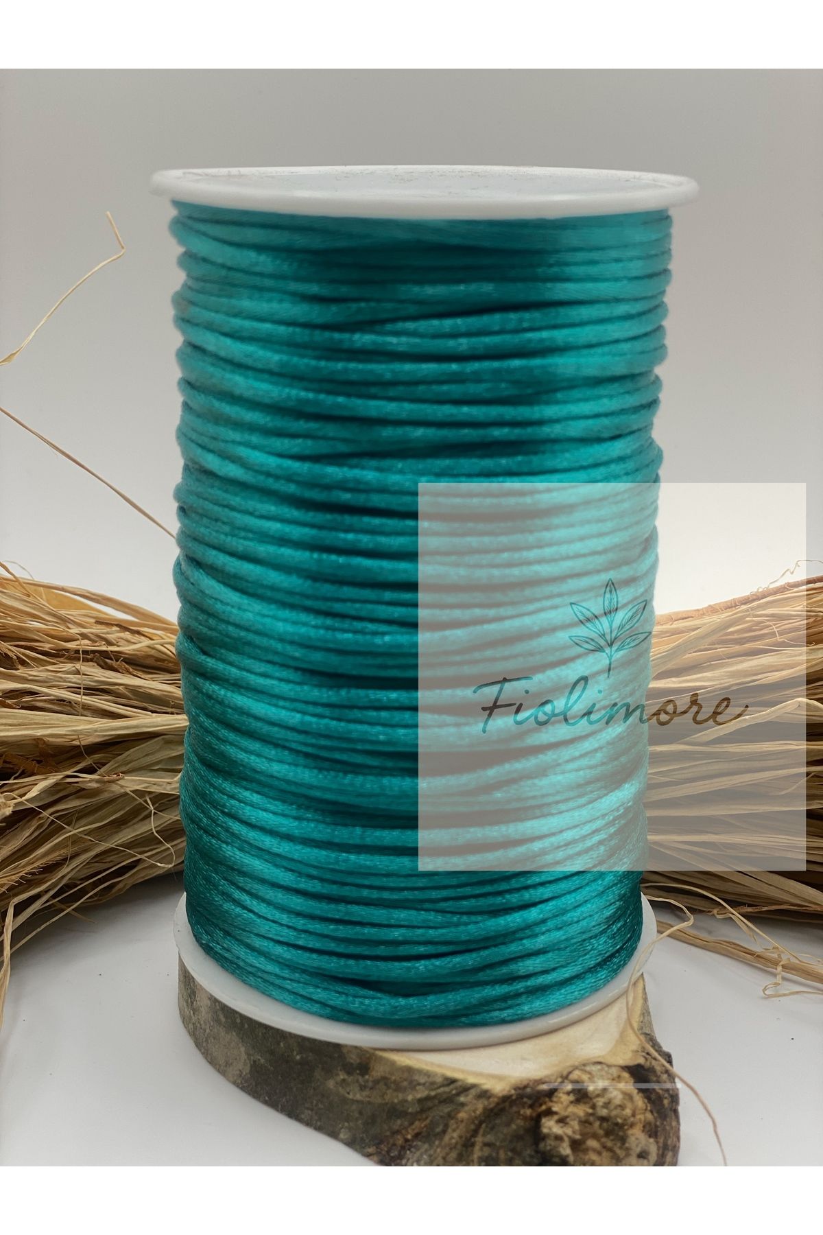 Fiolimore Floş İp Petrol Renk (Sıçan Kuyruğu) 2 mm 10 Metre Takı Bileklik İpi
