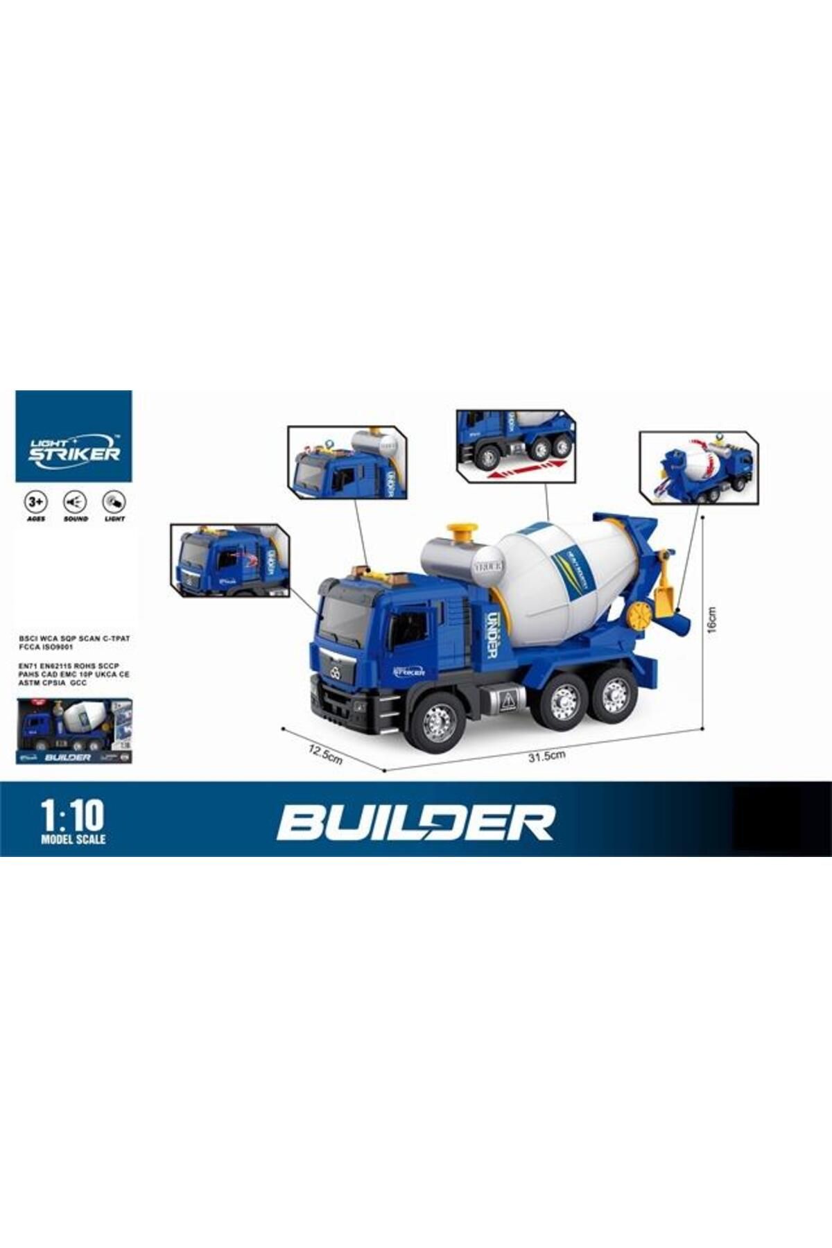 Ceren Oyuncak Ceren Ctoys Sesli Işıklı Pilli Beton Mikseri Mavi WY1111B