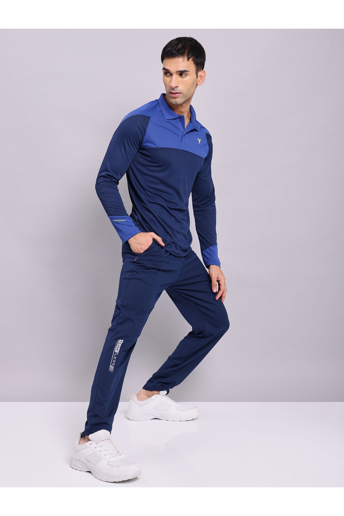 Technosport By Styli-Solid 4-Way Stretch Track Pants 2