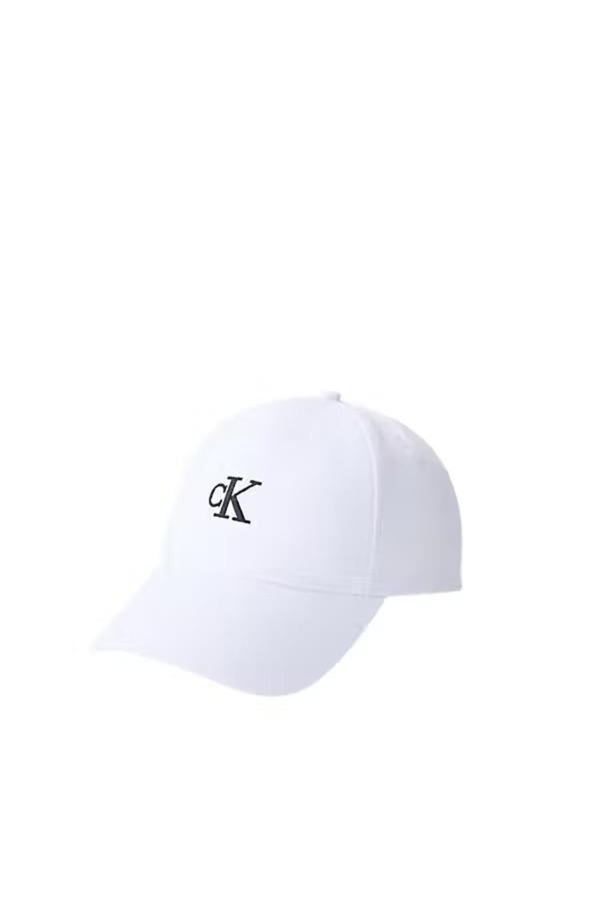 Calvin Klein MONOGRAM EMBROIDERY BASEBALL CAP