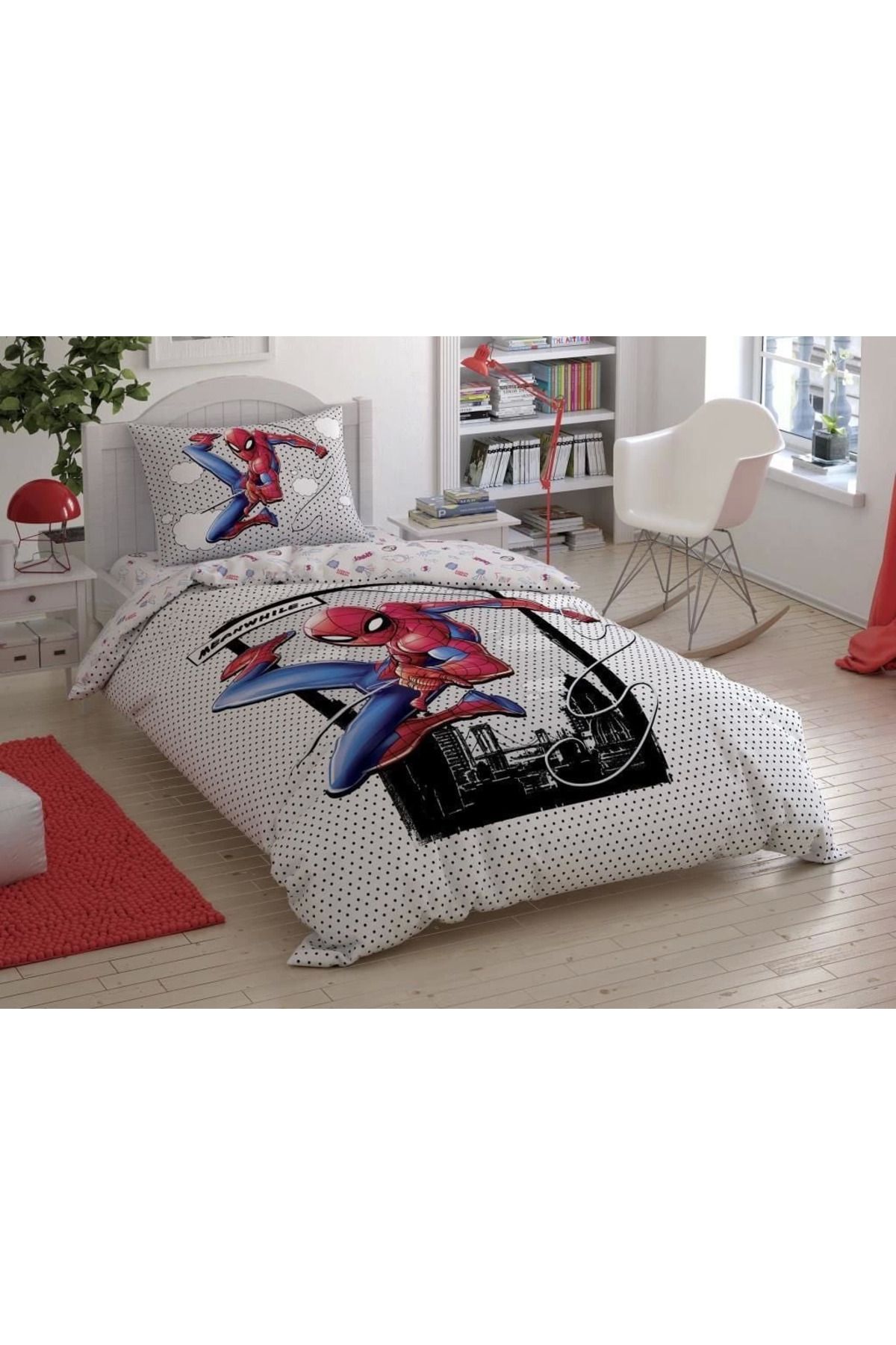 Emperium Lisanslı Spiderman Cloudy Tek Kişilik Nevresim Takımı