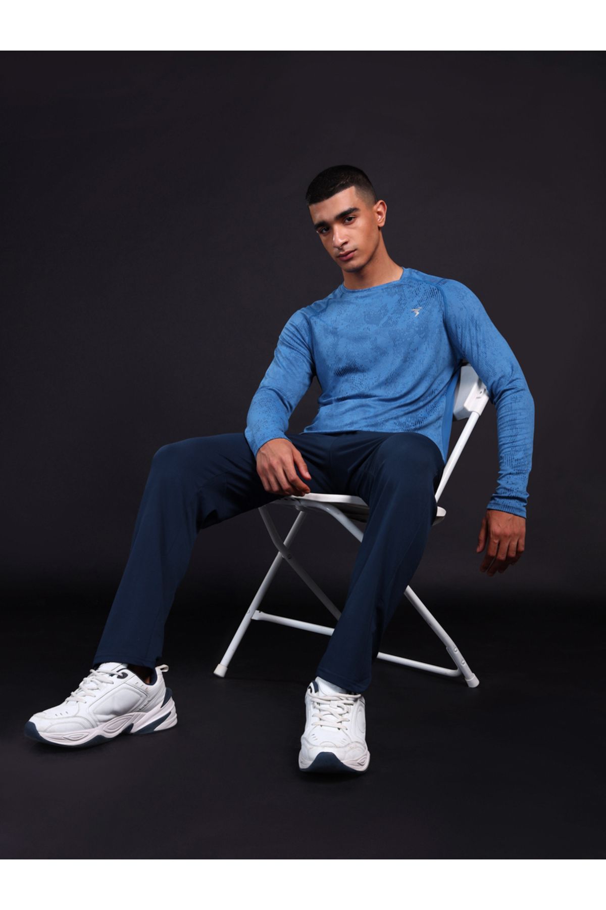 Technosport By Styli-Solid Slim Fit Trackpants with Drawstring 6