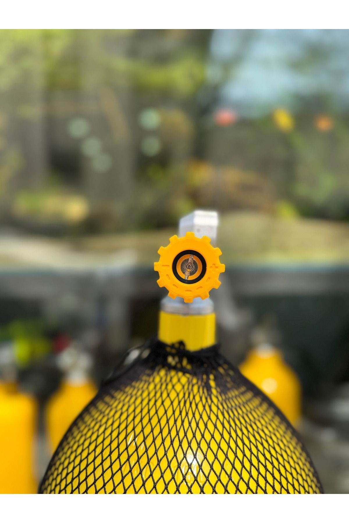 قطعه سیلندر غواصی چرخ دستی RFT SCUBA HARMARK YELLOW NAVY آبی SerenityHaven