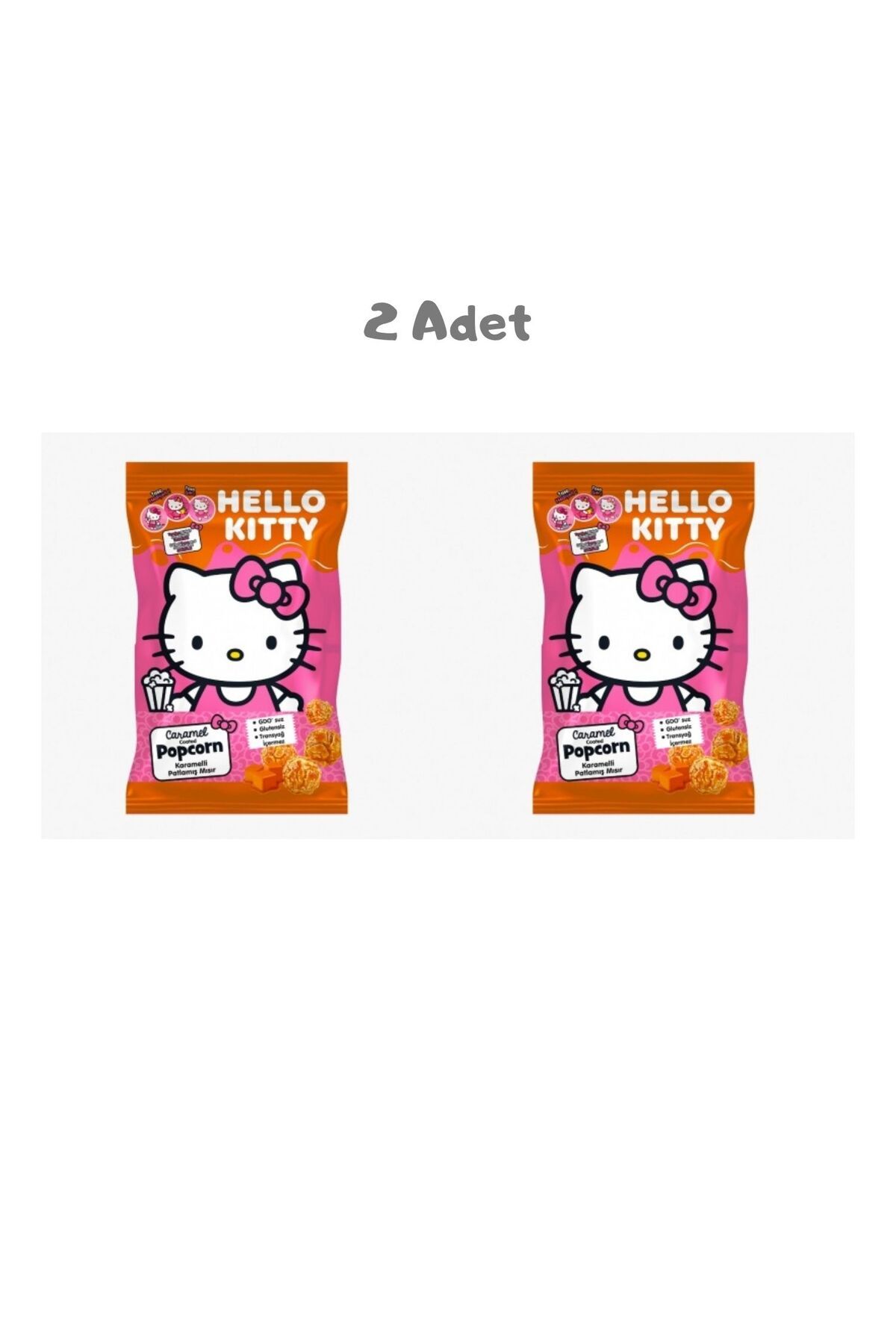 Hello Kitty Karamelli Patlamış Mısır 50g 2 Adet