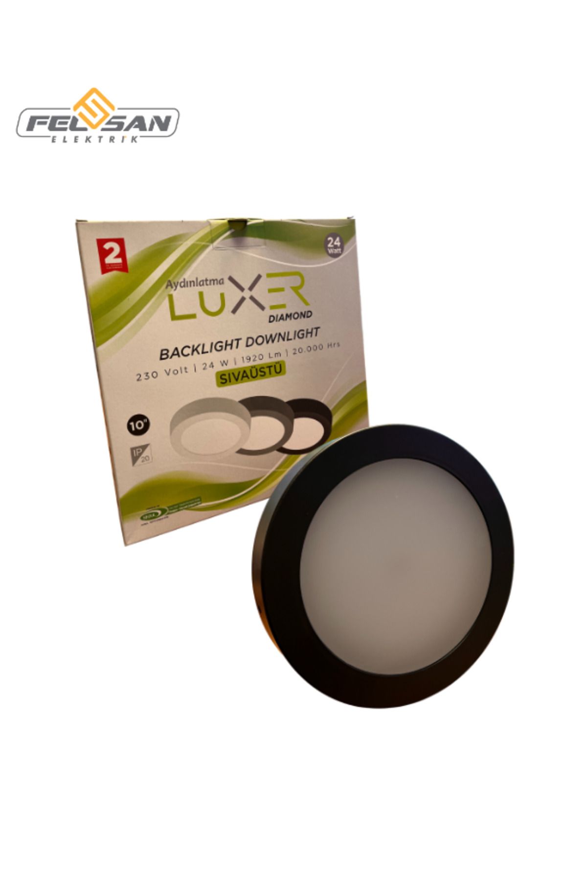 LUXER 24W SIVAÜSTÜ LED ARMATÜR 4000K