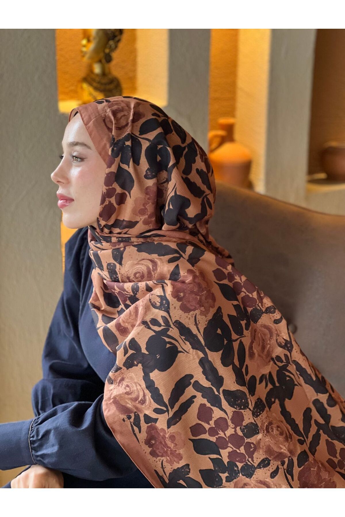Modakaşmir Verd Desen Lina Şal