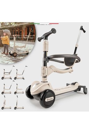 Elele Potenza 4in1 Ebeveyn Kontrollü 5 Tekerlekli Çocuk Scooter Işıklı Oturak...