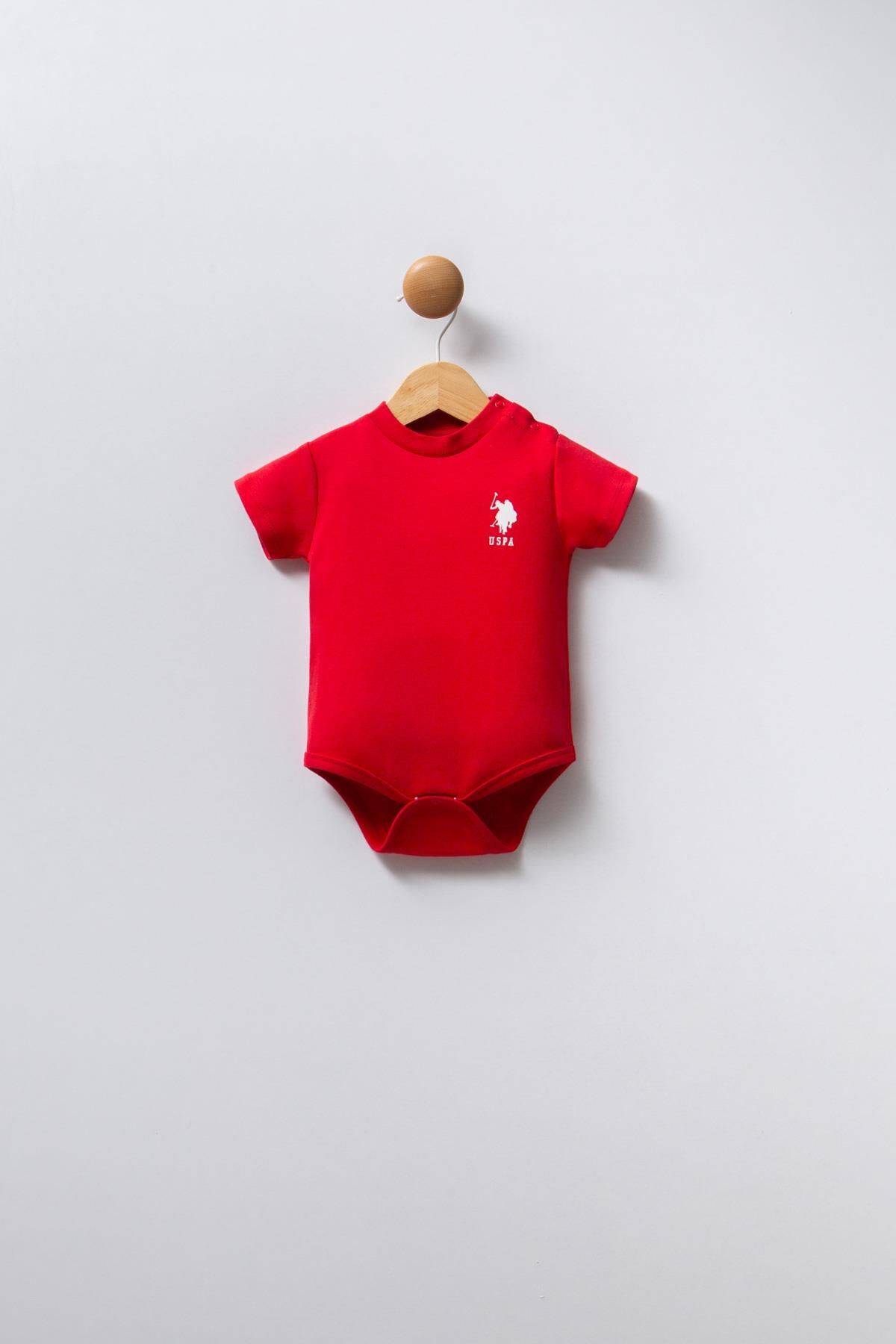 U.S. Polo Assn. U.S POLO ASSN ERKEK BEBEK 3LÜ BODY SET, %100 Pamuk / %100 Cotton