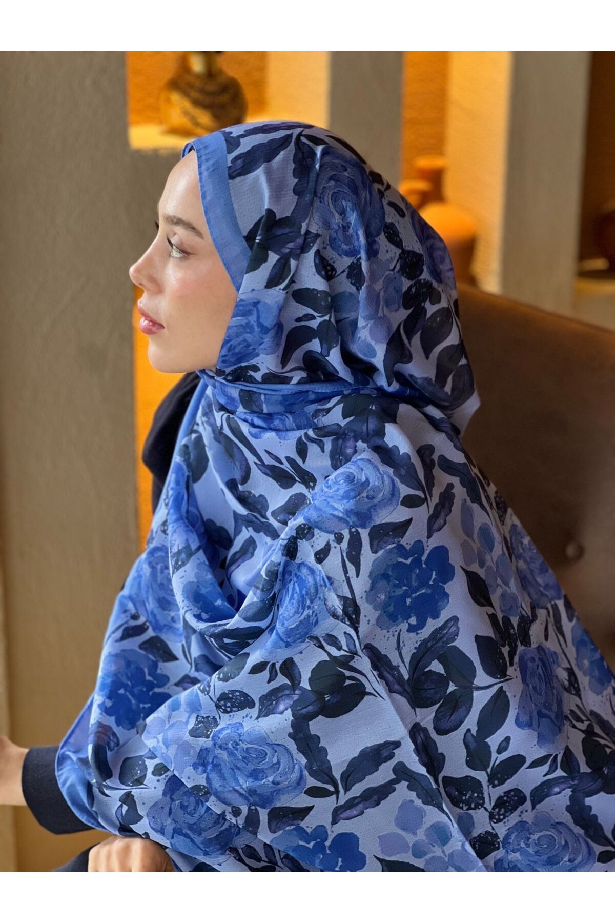 Modakaşmir Verd Desen Lina Şal