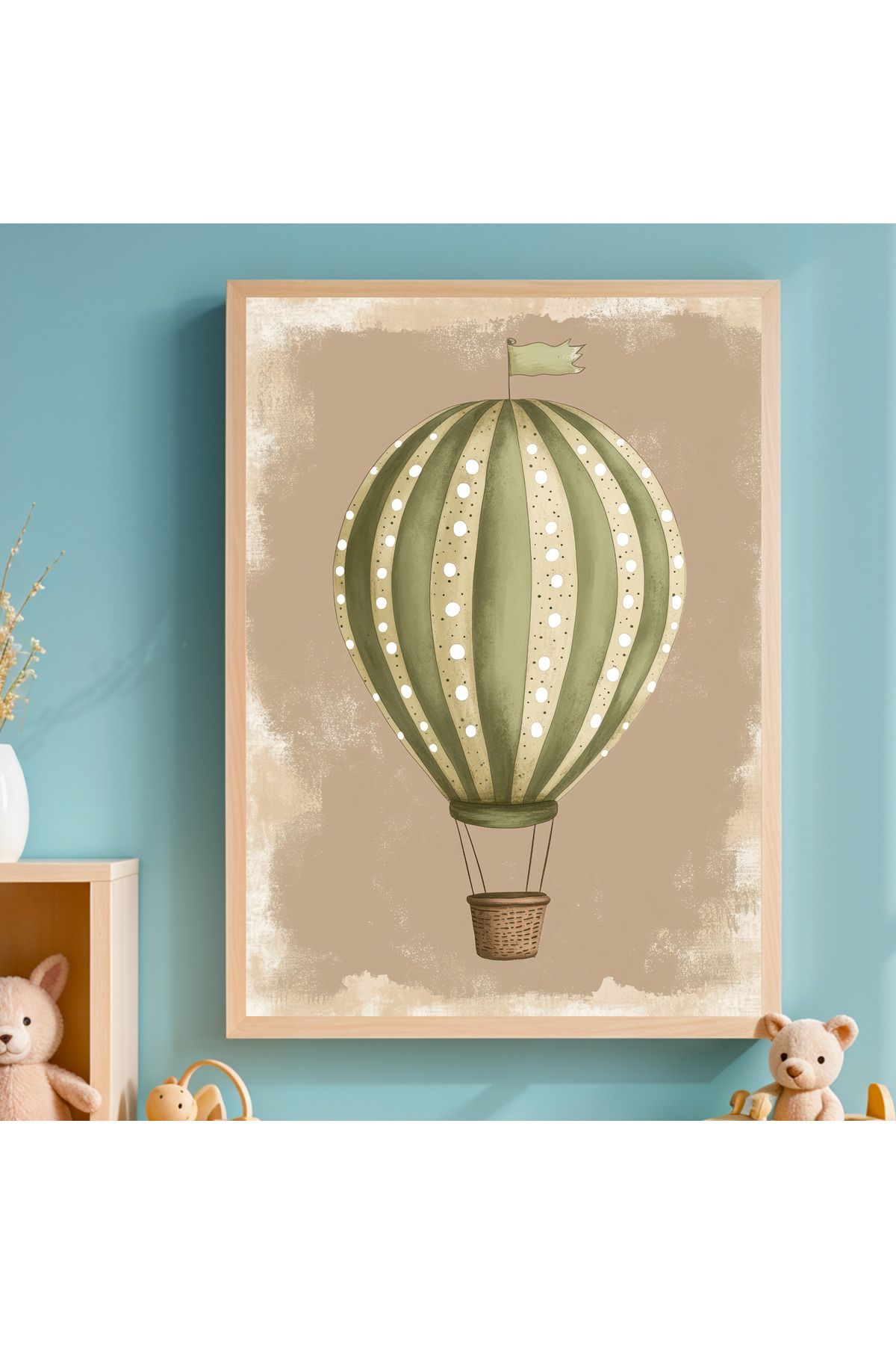woodhomeworks tek parça çocuk odası dekor tablo
