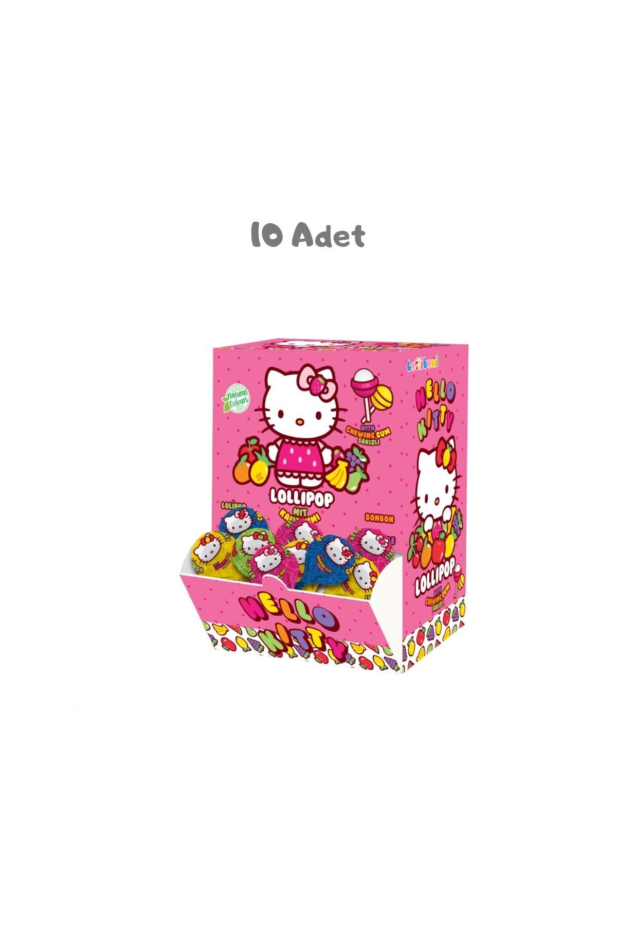 Hello Kitty Sakızlı Lolipop (16 Gr.) 10 Adet