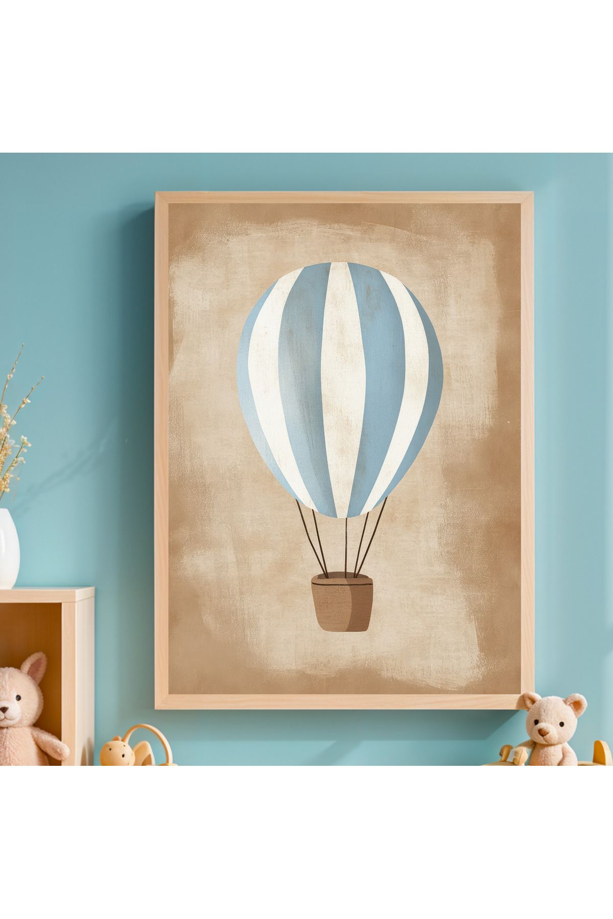 woodhomeworks tek parça çocuk odası dekor tablo