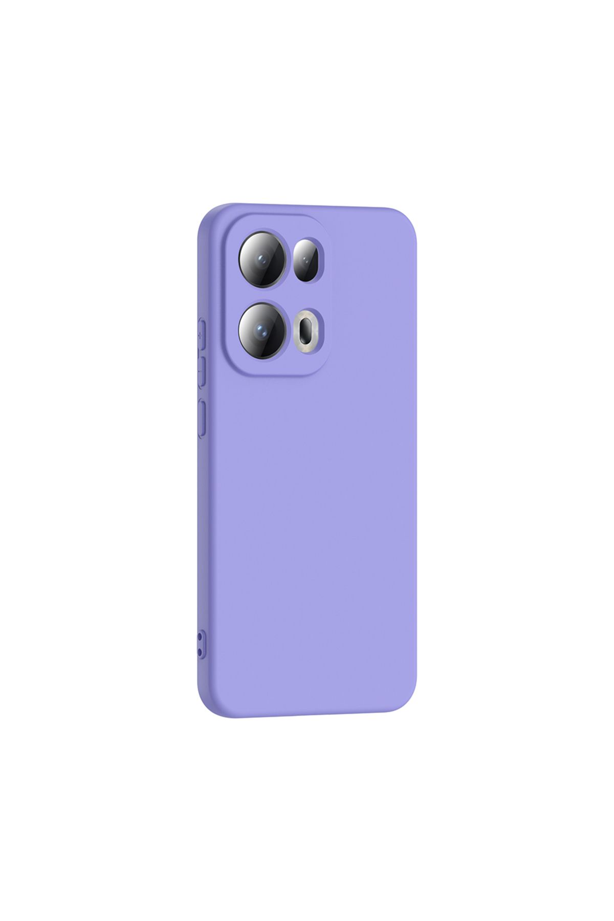 Apsuwa Oppo Reno 13 Pro uyumlu Kılıf Lansman İçi Kadife Silikon Lila
