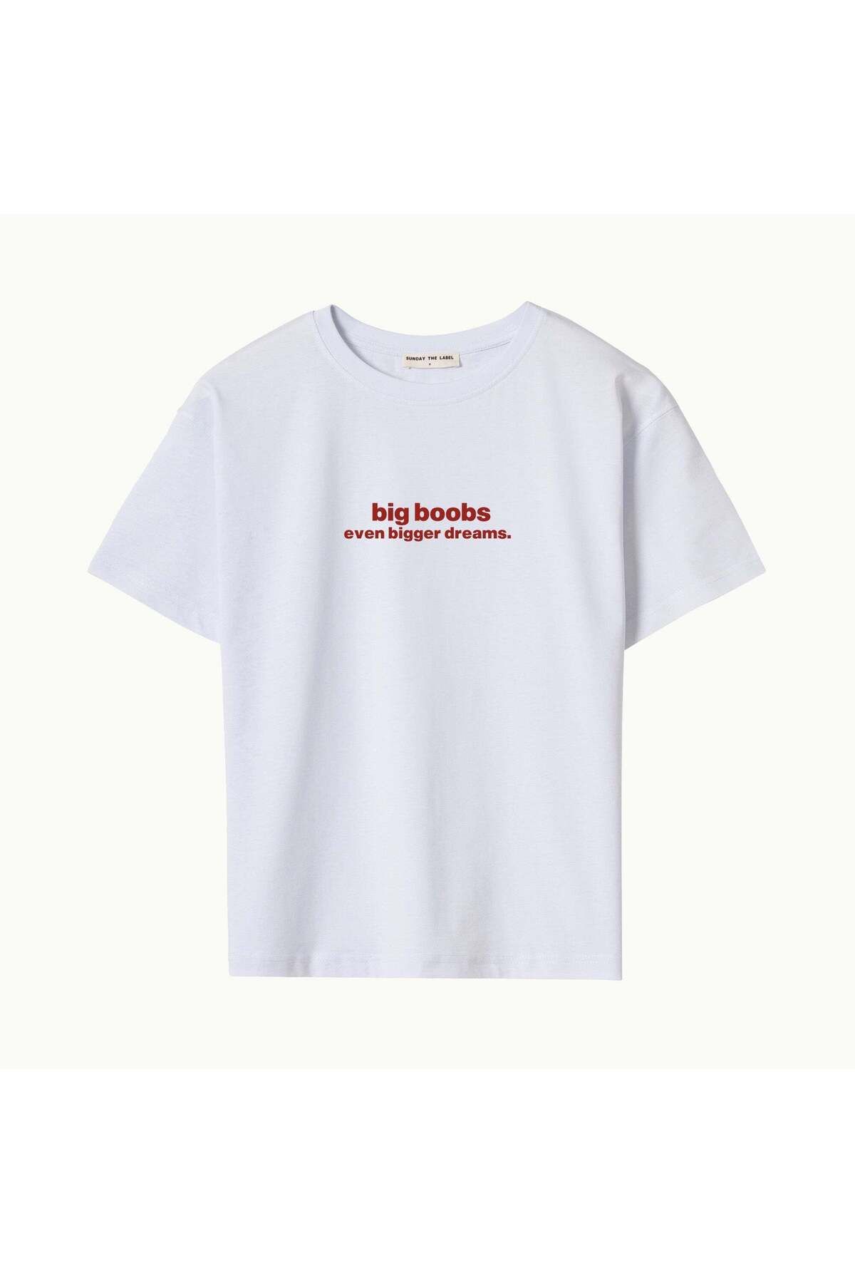 SUNDAY THE LABEL BIG BOOBS - OVERSIZE TSHIRT