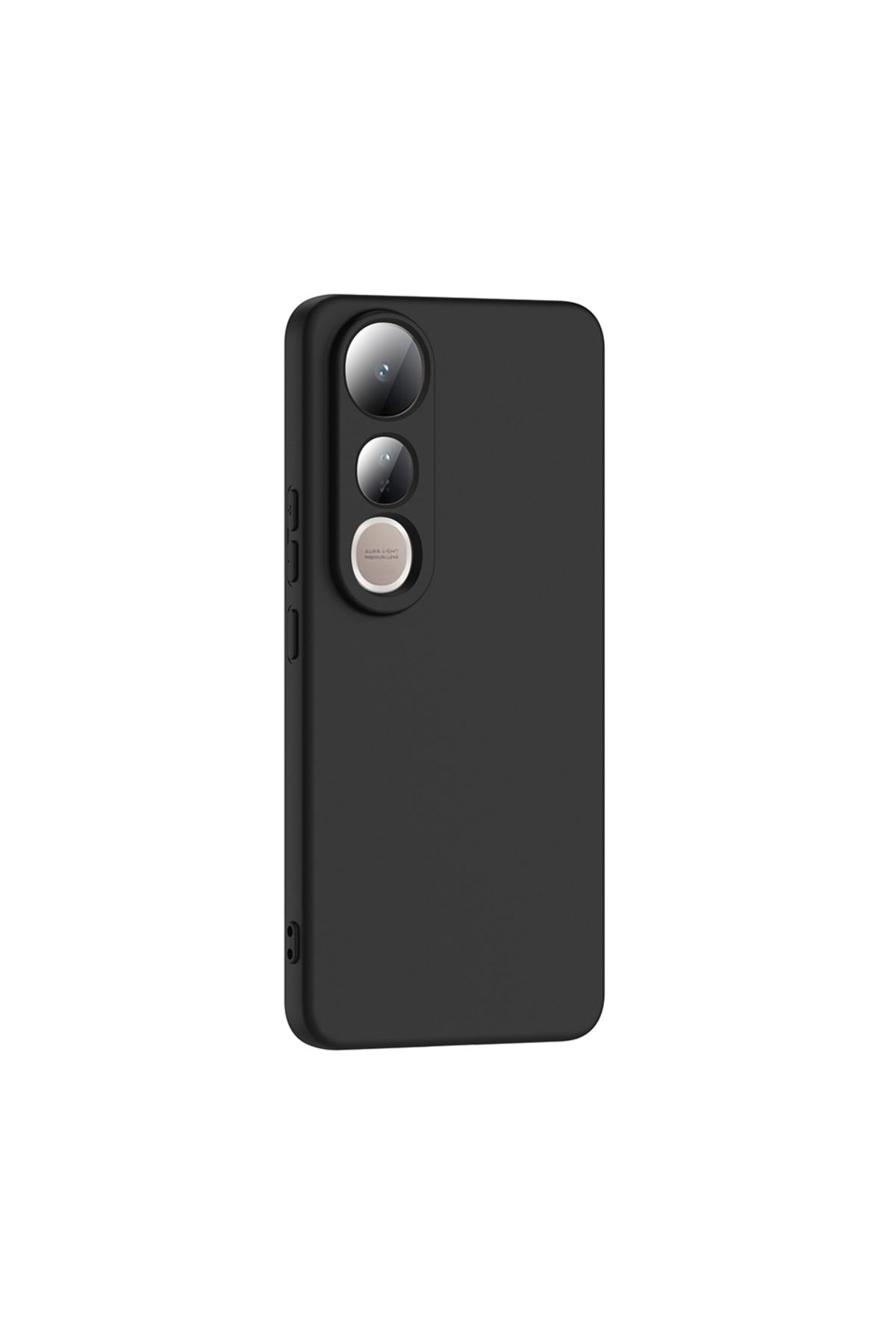 Apsuwa Vivo V50 Lite uyumlu Kılıf Lansman İçi Kadife Silikon Siyah