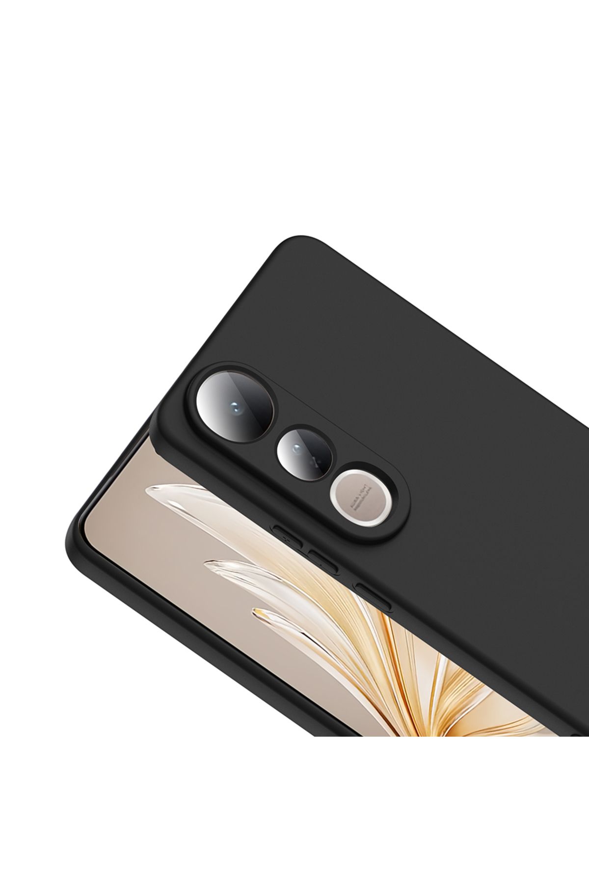 Zipax Vivo V50 Lite 5G Kılıf Soft Mat Lansman içi Kadife Zr-Mara