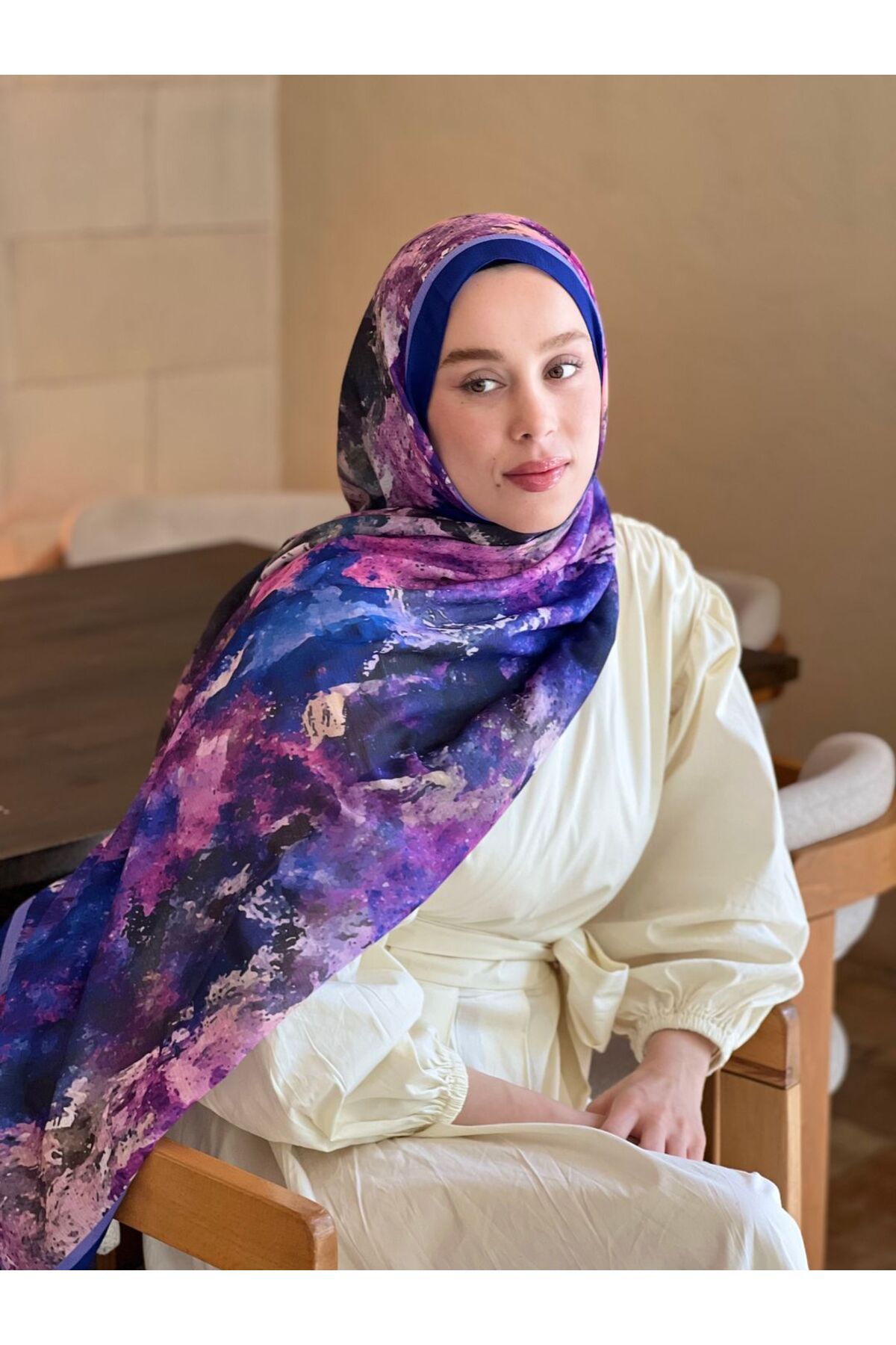 Modakaşmir Ezgir Desen Lina Şal