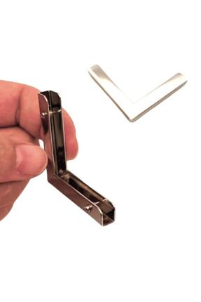 angel çanta aksesuar Angel Çanta Aksesuar 2 Li Gümüş Renk Köşe Aparatı V Model