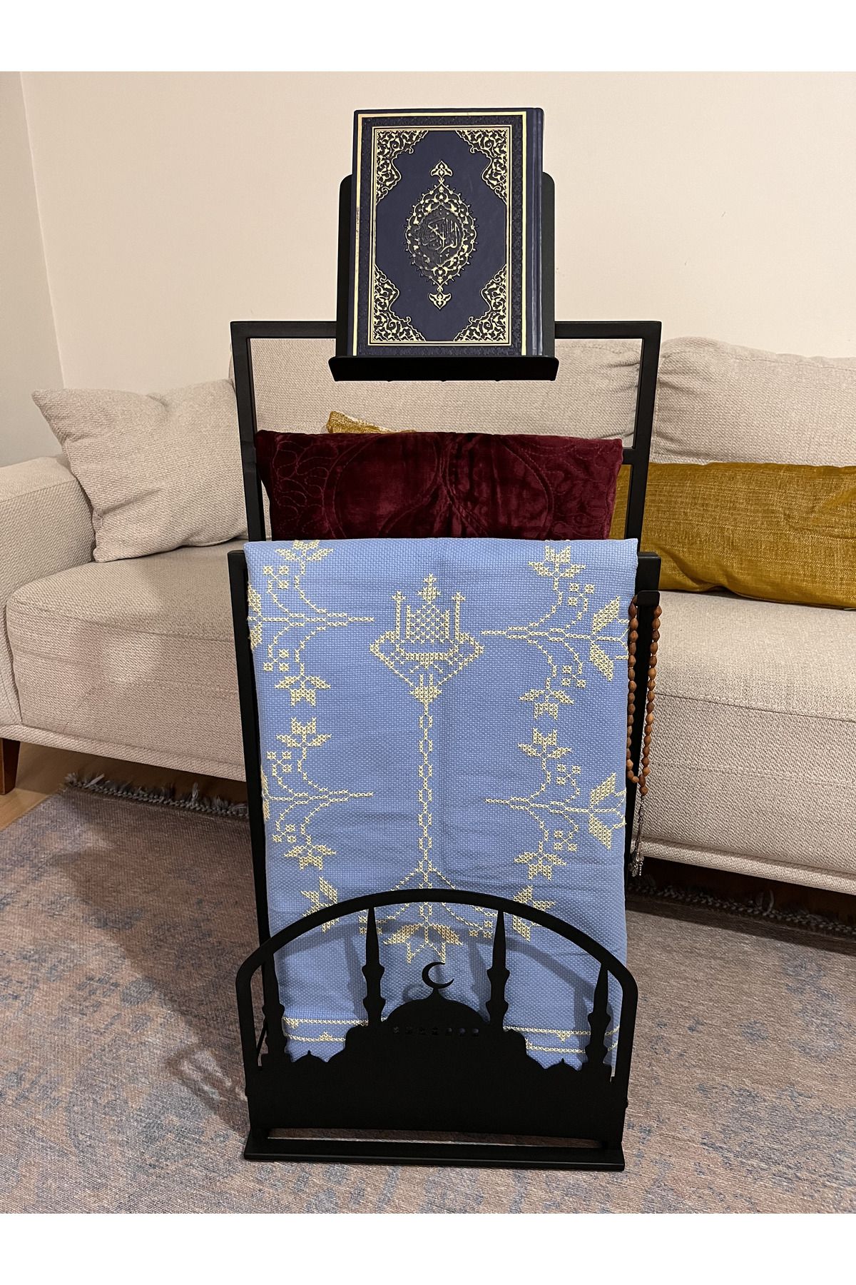 lyla concept Safa Premium Rahleli Seccade Askısı ,Ramazan Dekoru
