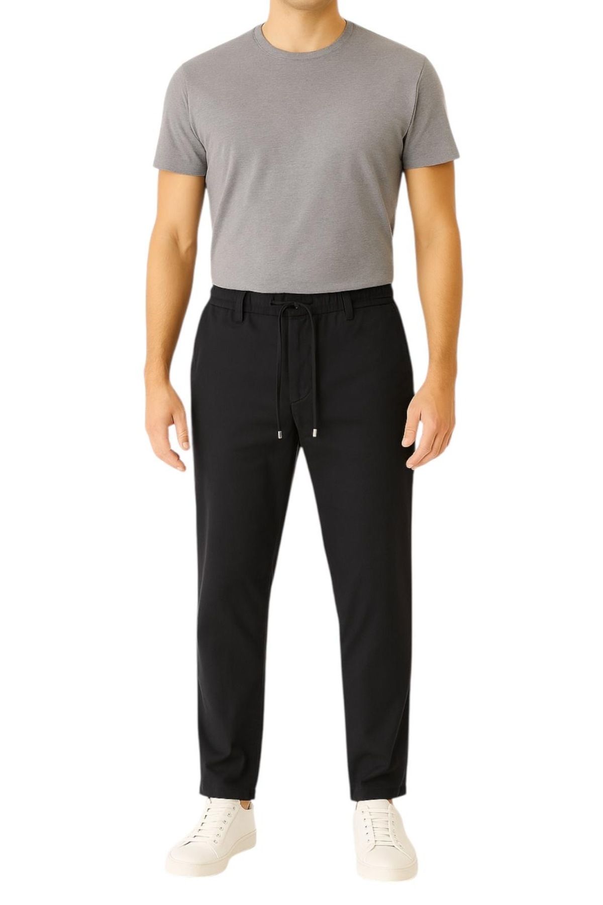 daddies cool with epic Siyah Dokuma Pamuklu Jogging Fit Pantolon
