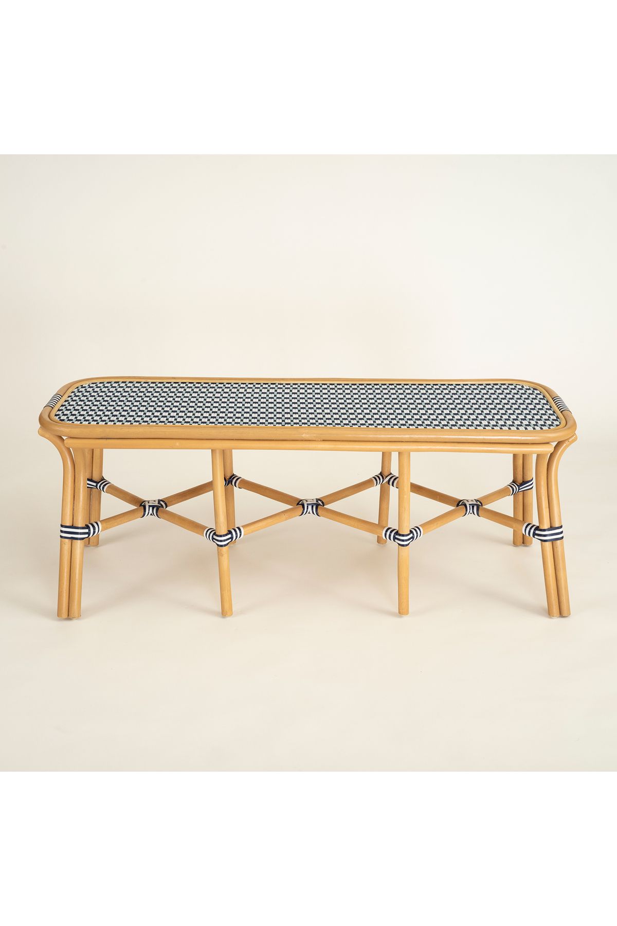 Zsa Zsa Zsu Java Rattan - Synthetıc Bench 120x40x45 Cm Mavi